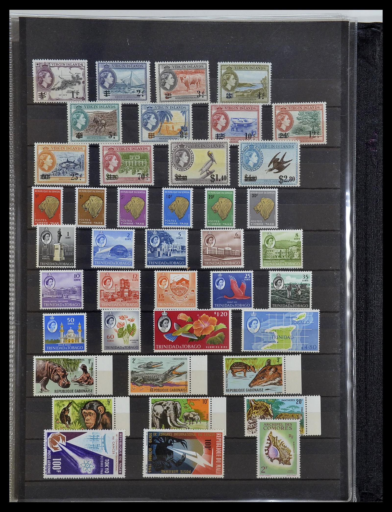 34290 047 - Postzegelverzameling 34290 Motief dieren postfris 1926-2005.