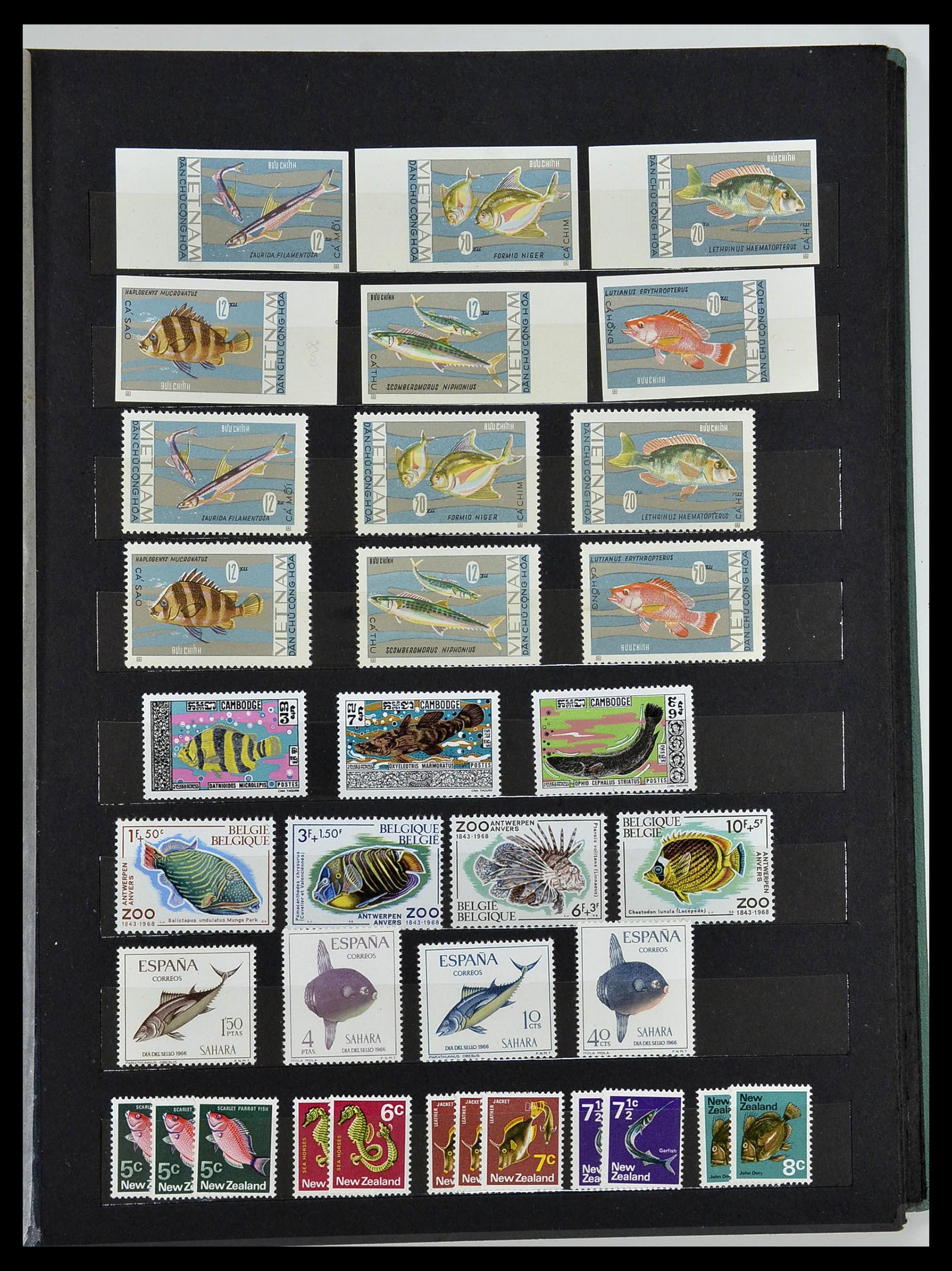 34290 065 - Postzegelverzameling 34290 Motief dieren postfris 1926-2005.