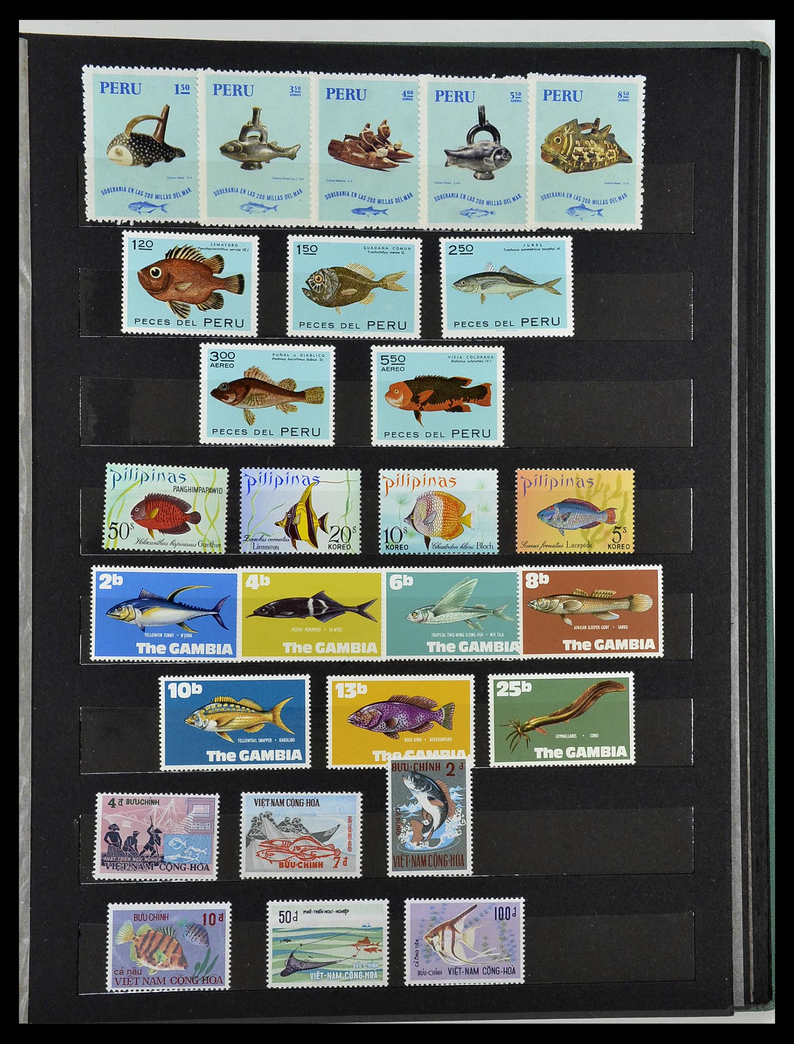 34290 075 - Postzegelverzameling 34290 Motief dieren postfris 1926-2005.