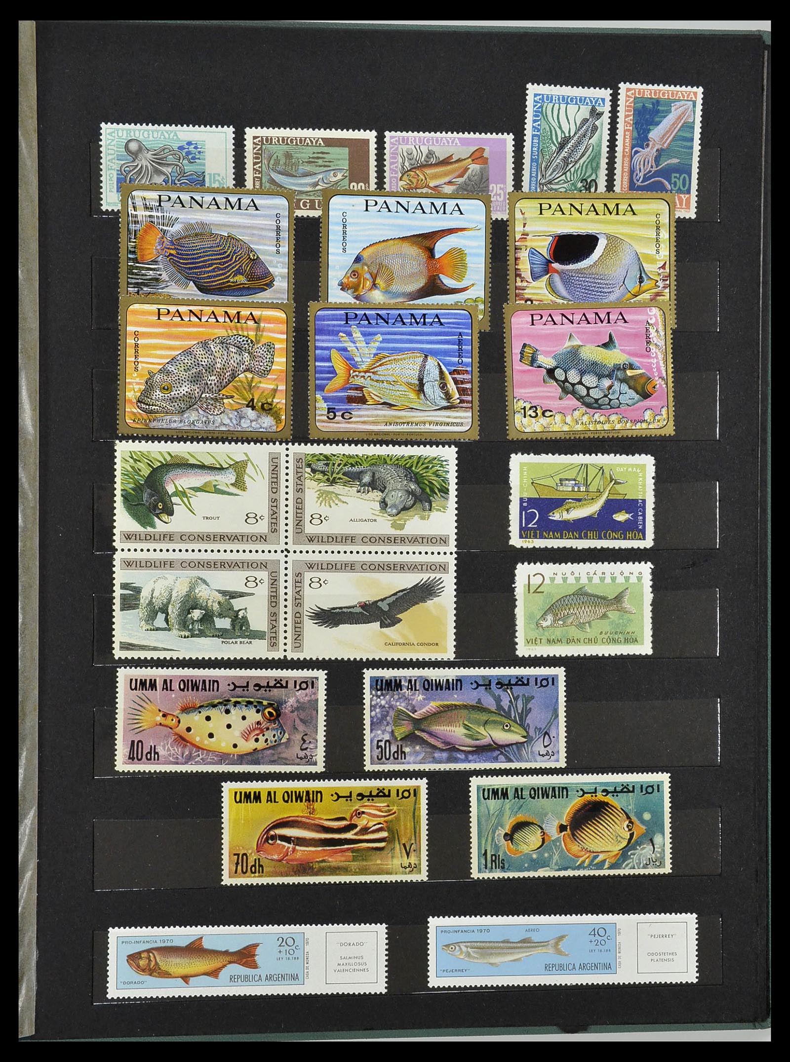 34290 079 - Postzegelverzameling 34290 Motief dieren postfris 1926-2005.