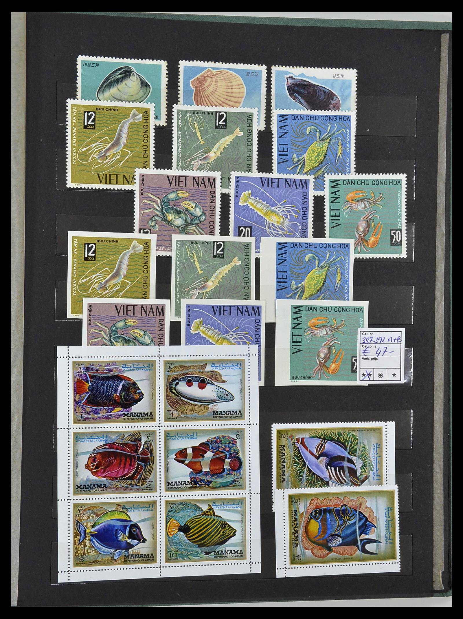34290 081 - Postzegelverzameling 34290 Motief dieren postfris 1926-2005.