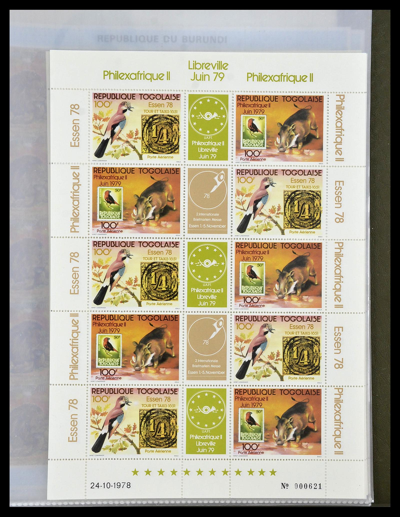 34290 099 - Postzegelverzameling 34290 Motief dieren postfris 1926-2005.