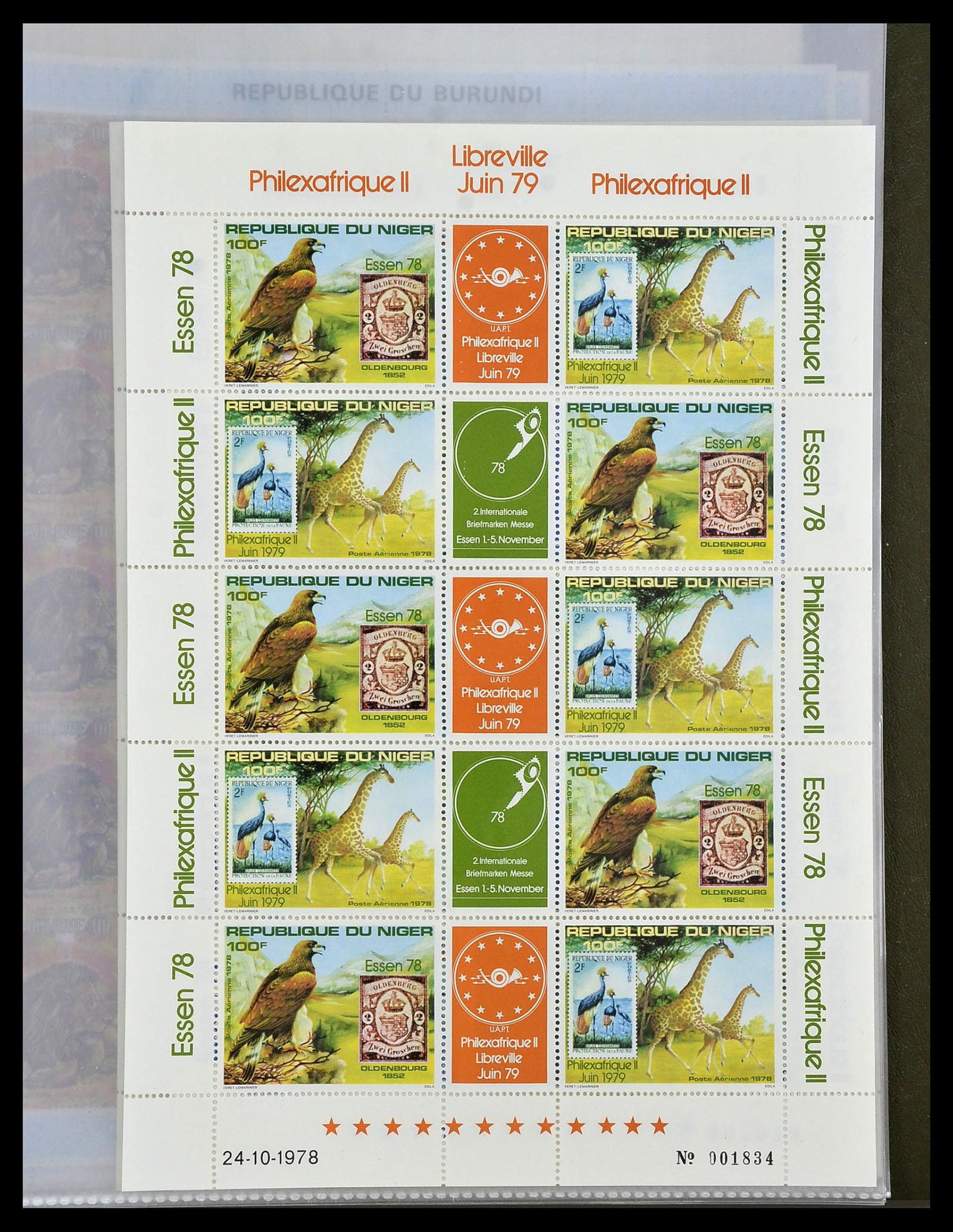 34290 100 - Postzegelverzameling 34290 Motief dieren postfris 1926-2005.