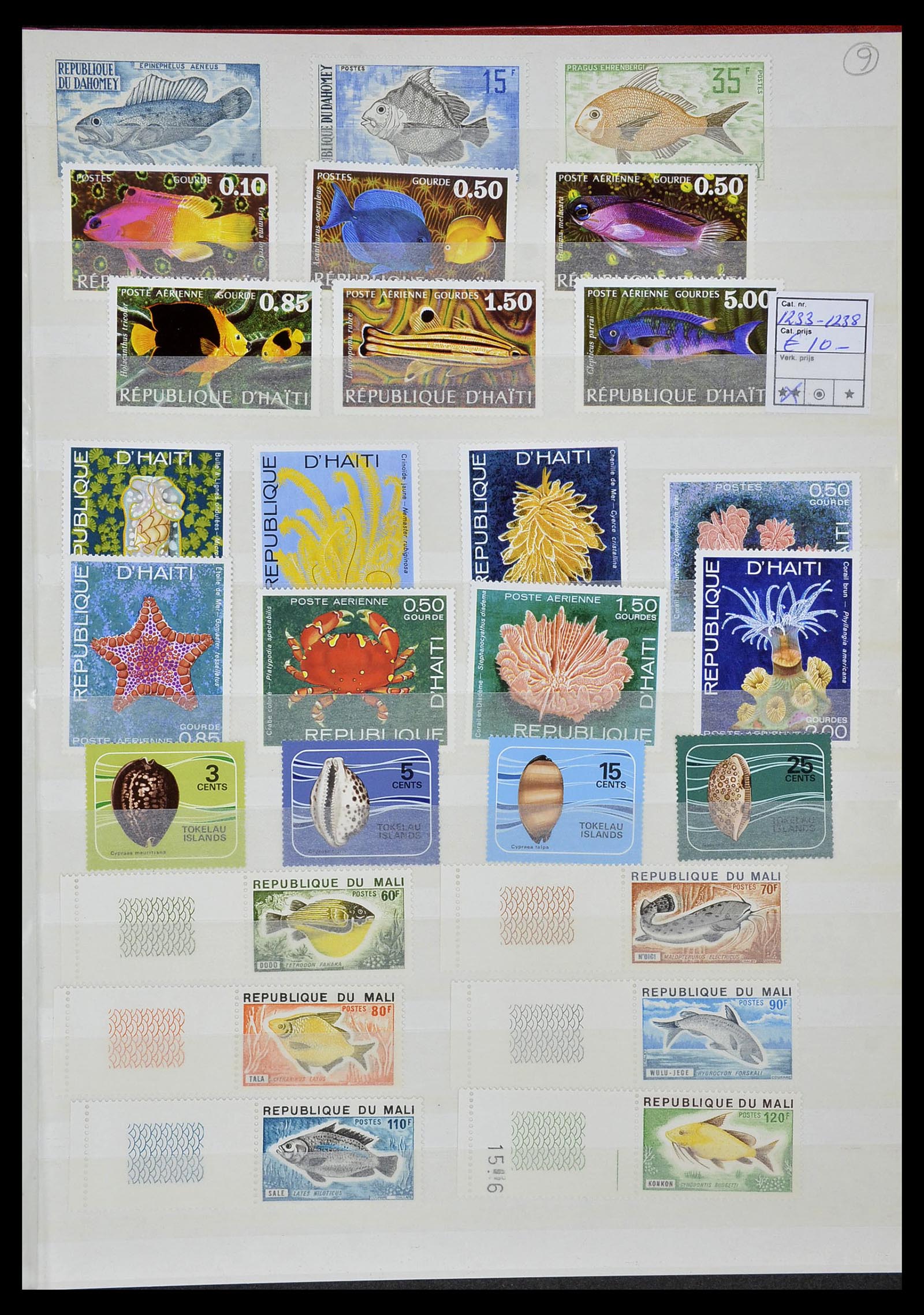 34290 262 - Postzegelverzameling 34290 Motief dieren postfris 1926-2005.