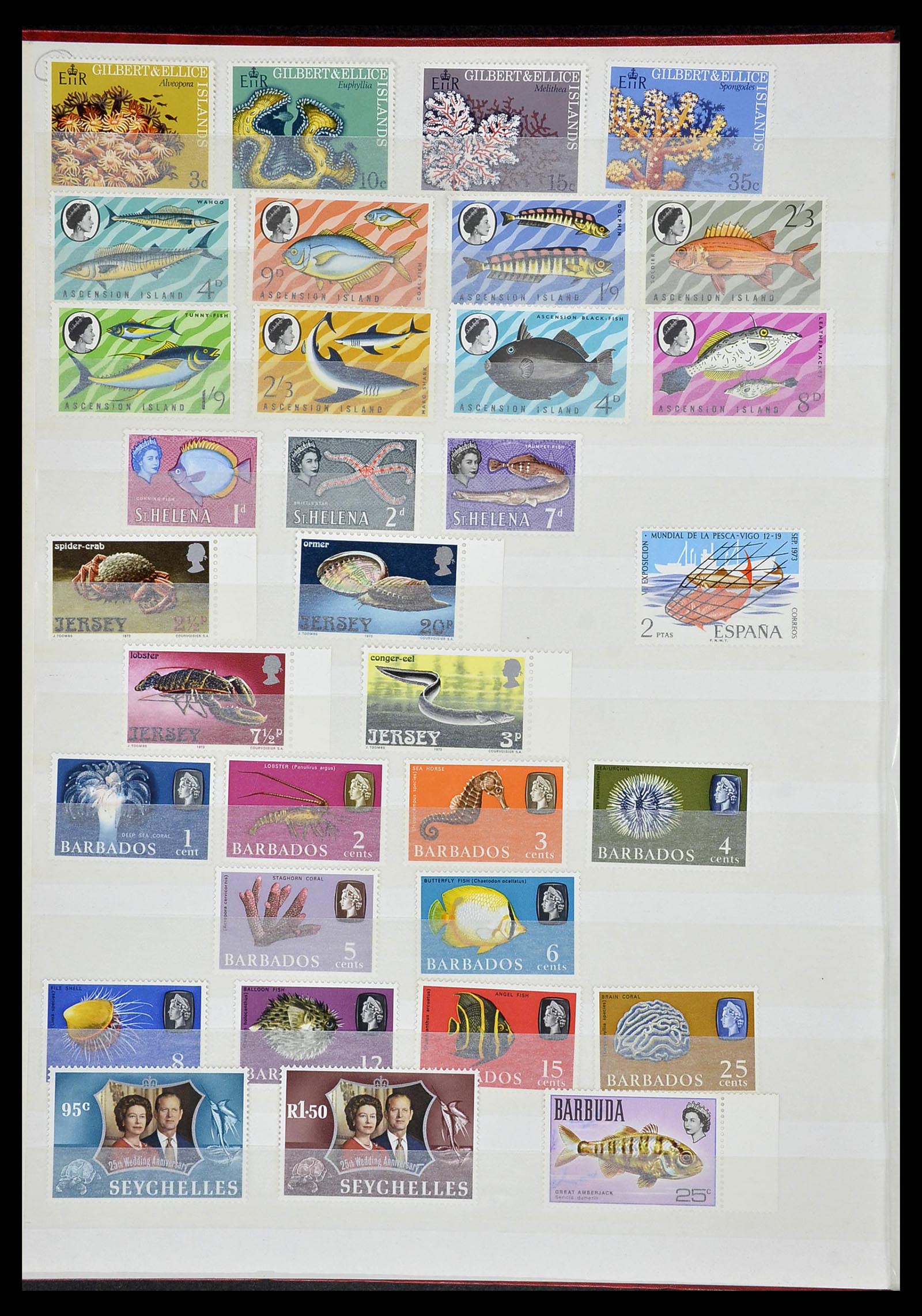 34290 265 - Postzegelverzameling 34290 Motief dieren postfris 1926-2005.