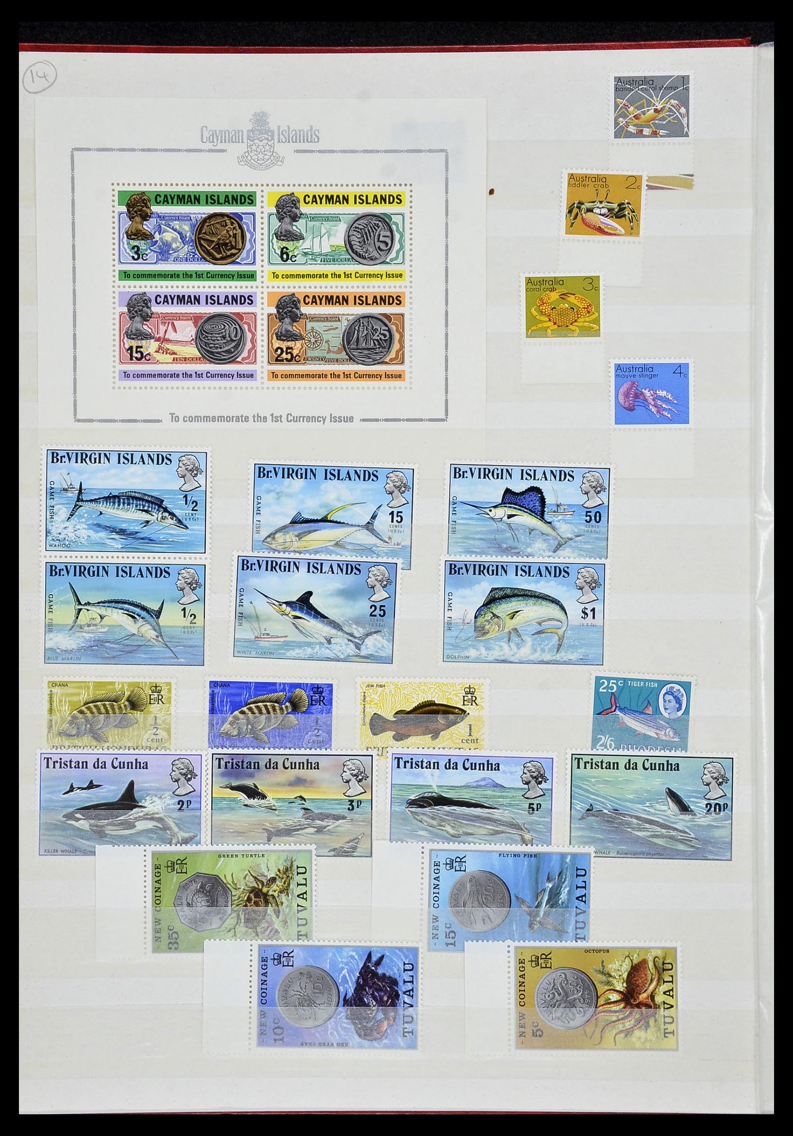 34290 267 - Postzegelverzameling 34290 Motief dieren postfris 1926-2005.