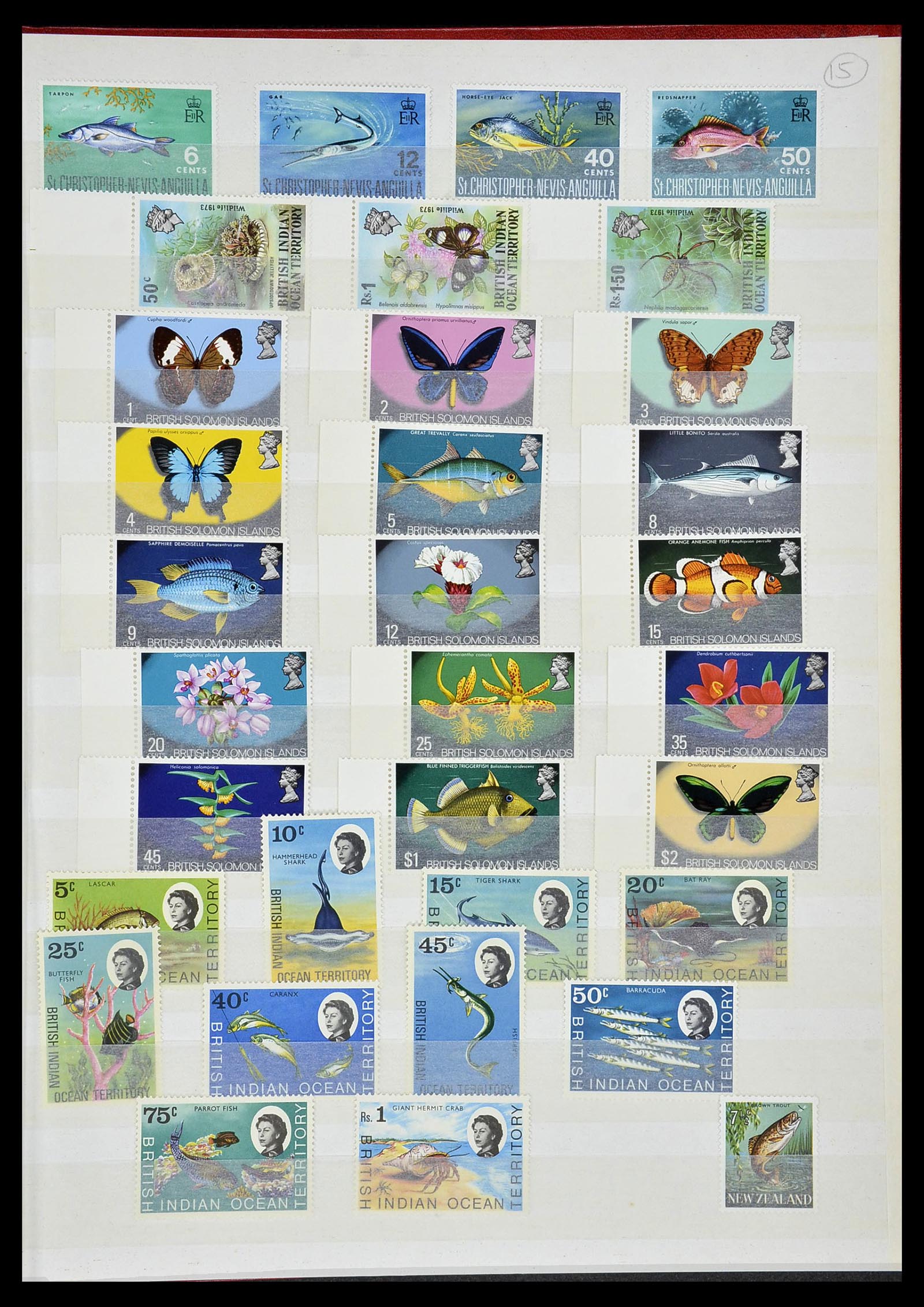 34290 268 - Postzegelverzameling 34290 Motief dieren postfris 1926-2005.