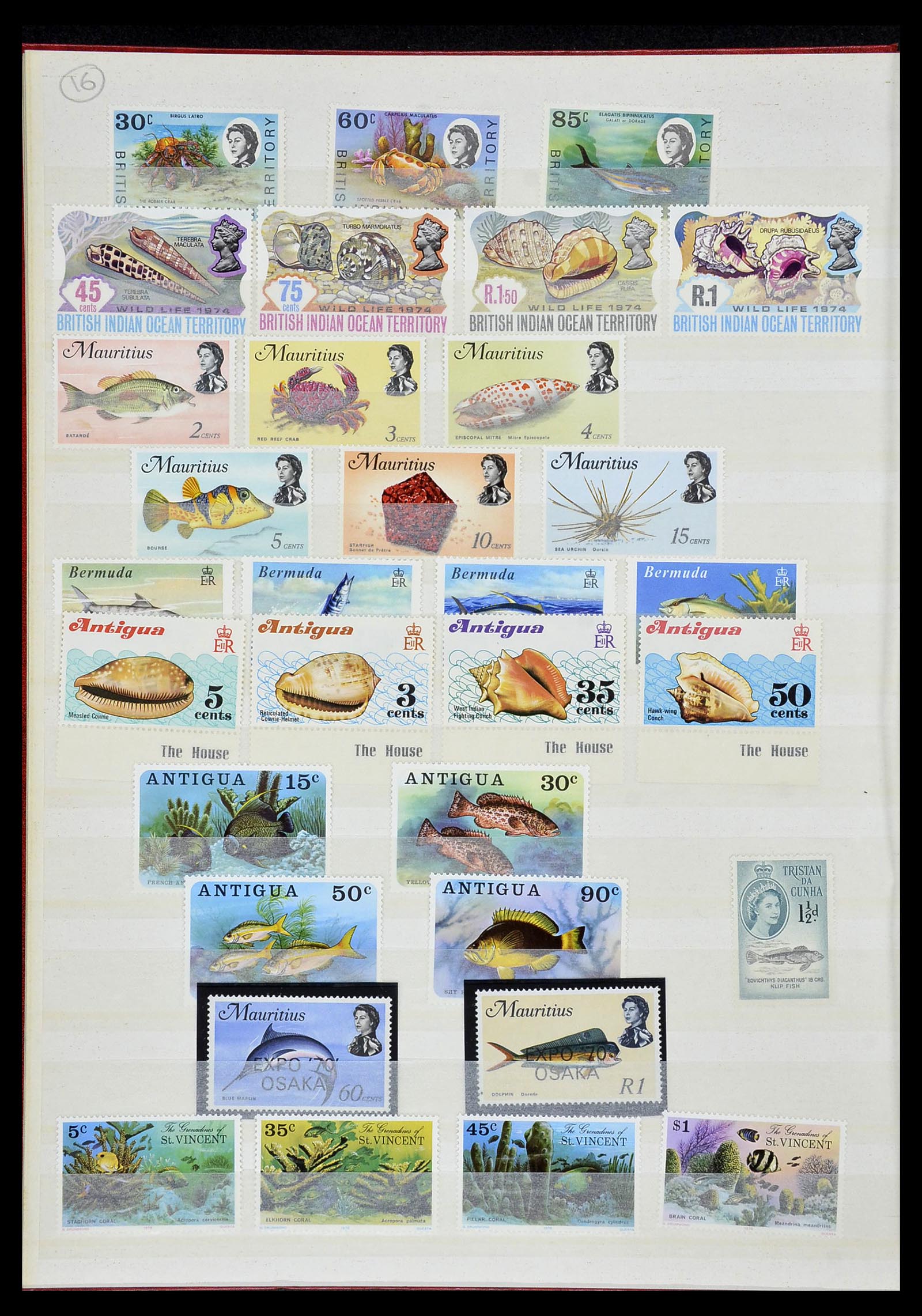 34290 269 - Postzegelverzameling 34290 Motief dieren postfris 1926-2005.