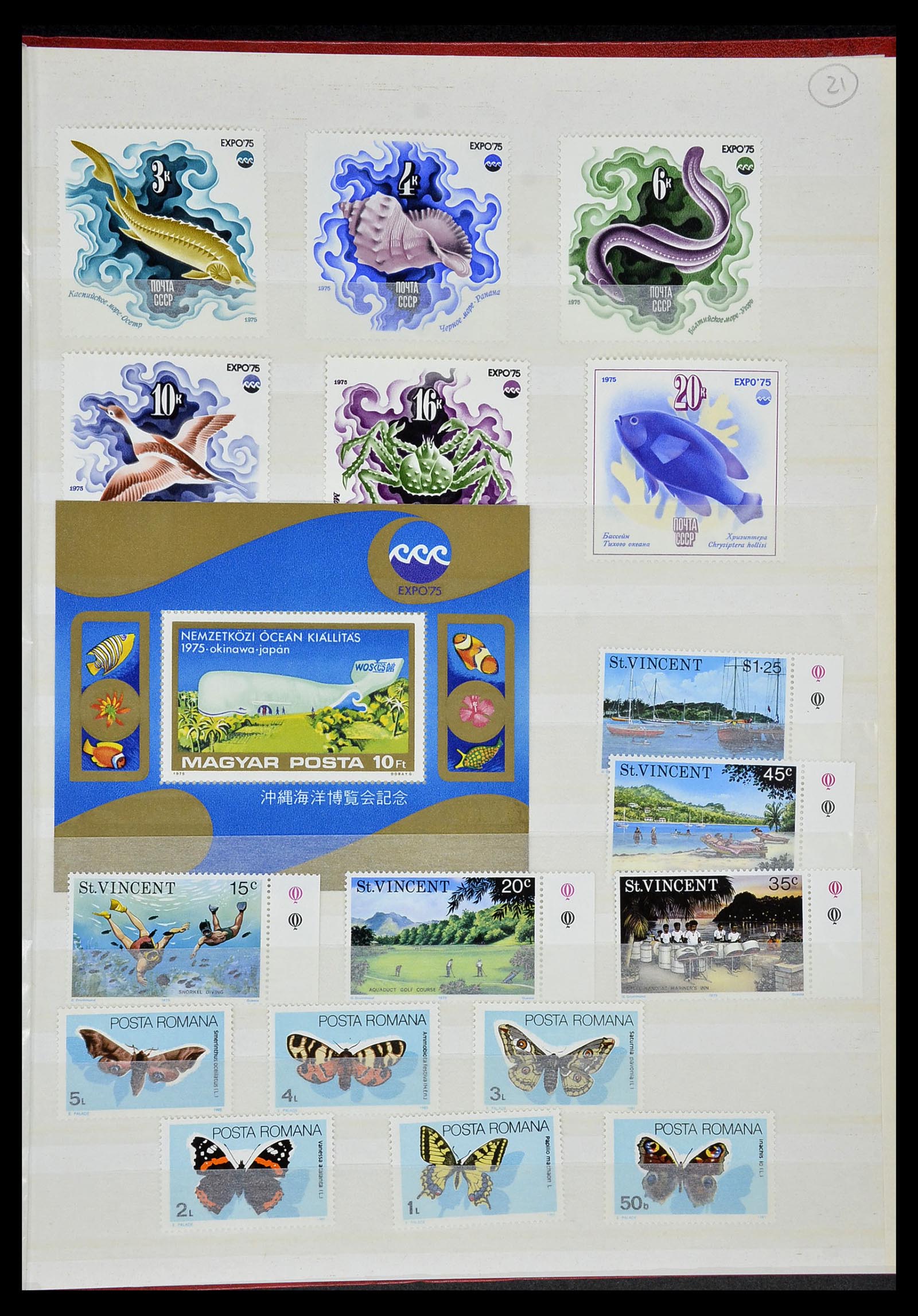 34290 274 - Postzegelverzameling 34290 Motief dieren postfris 1926-2005.