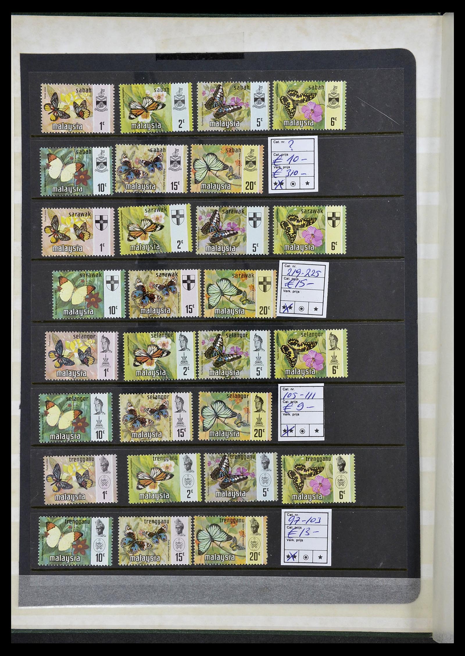 34290 286 - Postzegelverzameling 34290 Motief dieren postfris 1926-2005.