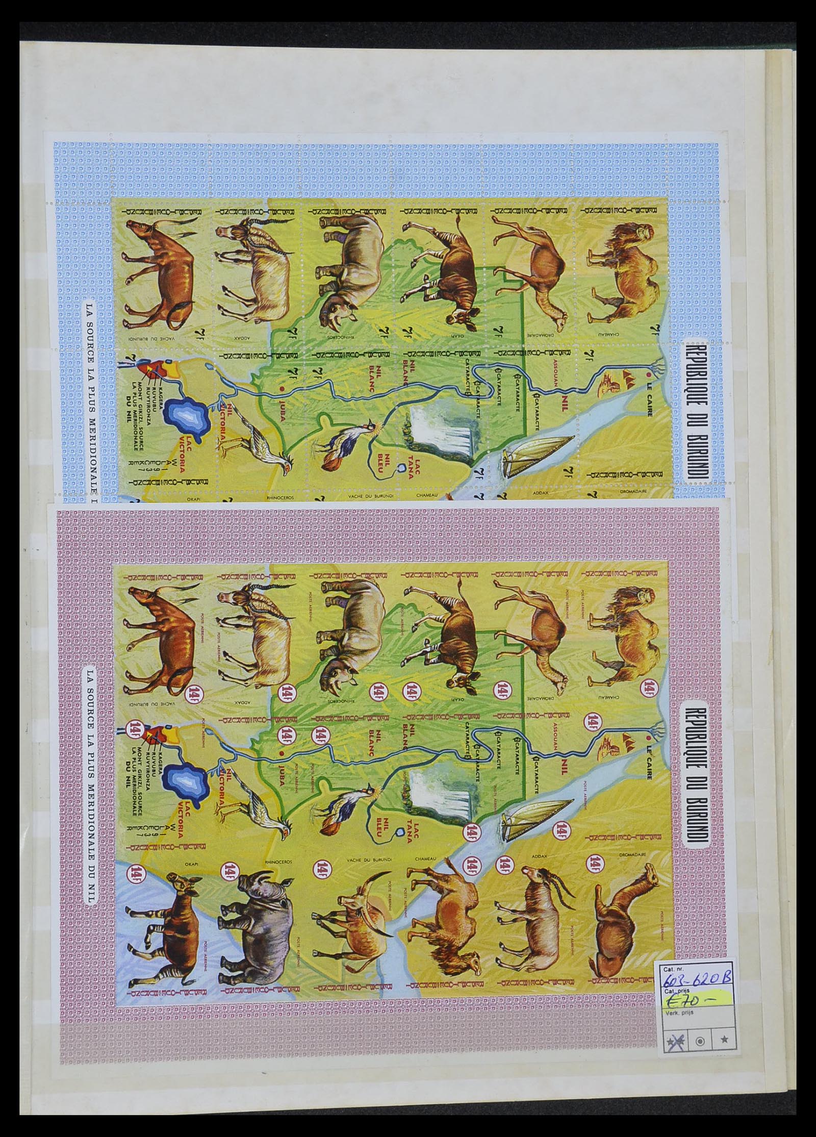 34290 289 - Postzegelverzameling 34290 Motief dieren postfris 1926-2005.