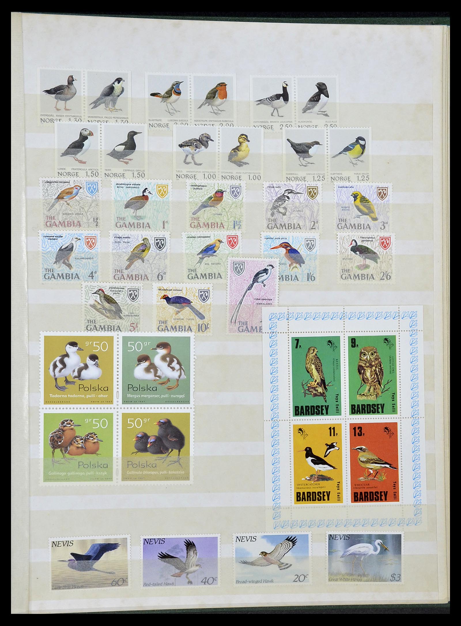 34290 303 - Postzegelverzameling 34290 Motief dieren postfris 1926-2005.