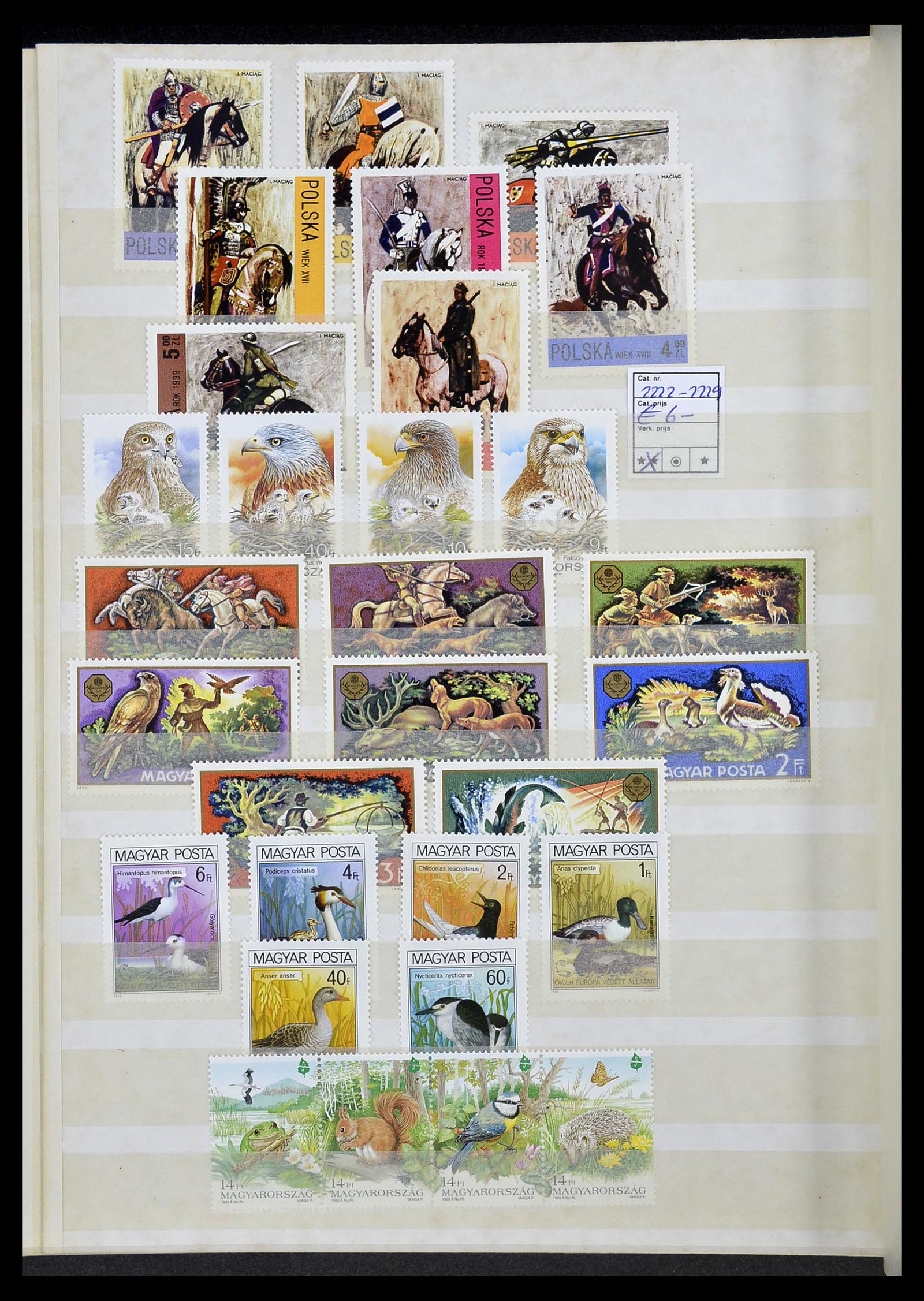 34290 310 - Postzegelverzameling 34290 Motief dieren postfris 1926-2005.