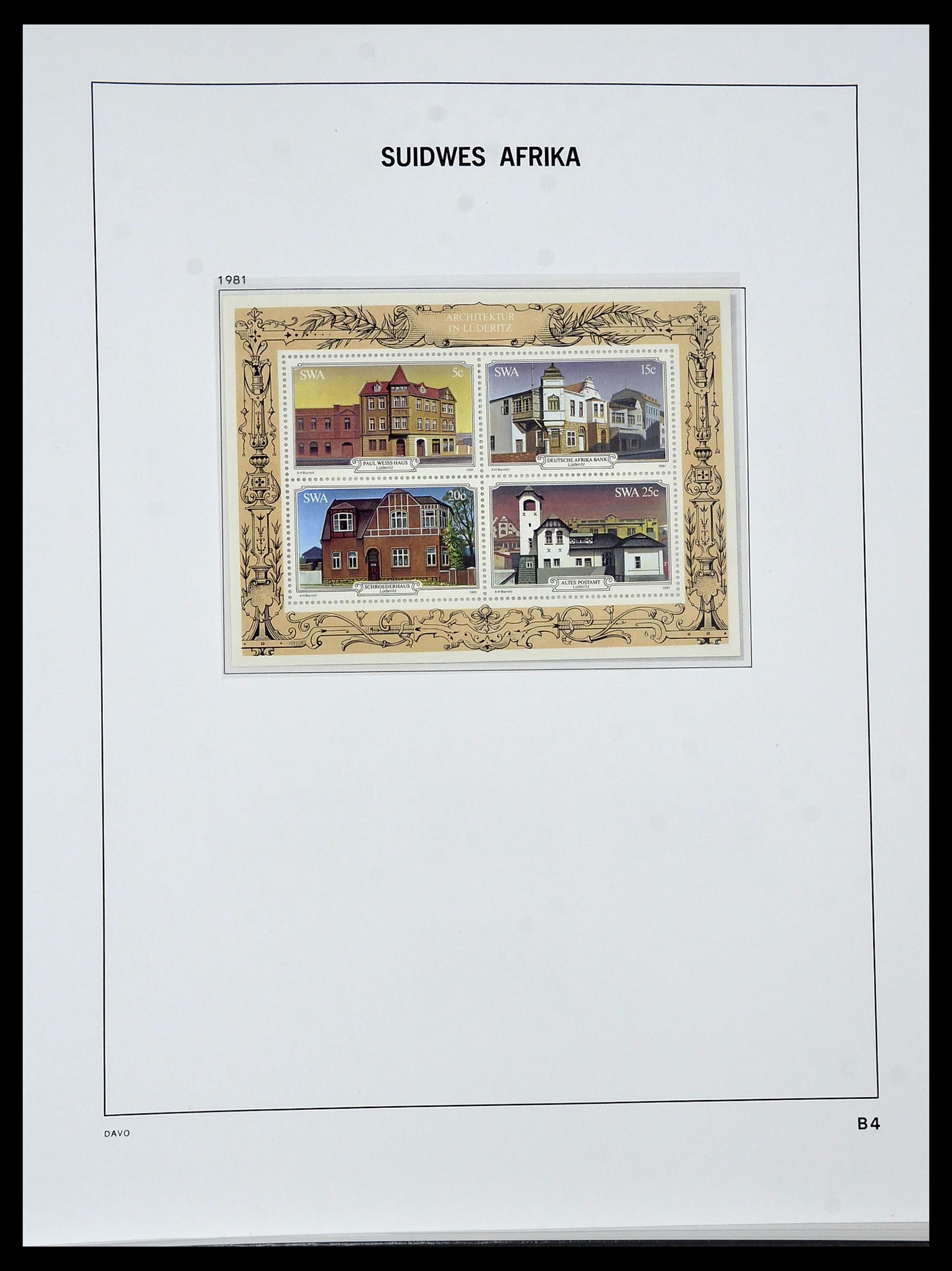 34291 030 - Postzegelverzameling 34291 Zuid West Afrika/Namibië 1926-2017!