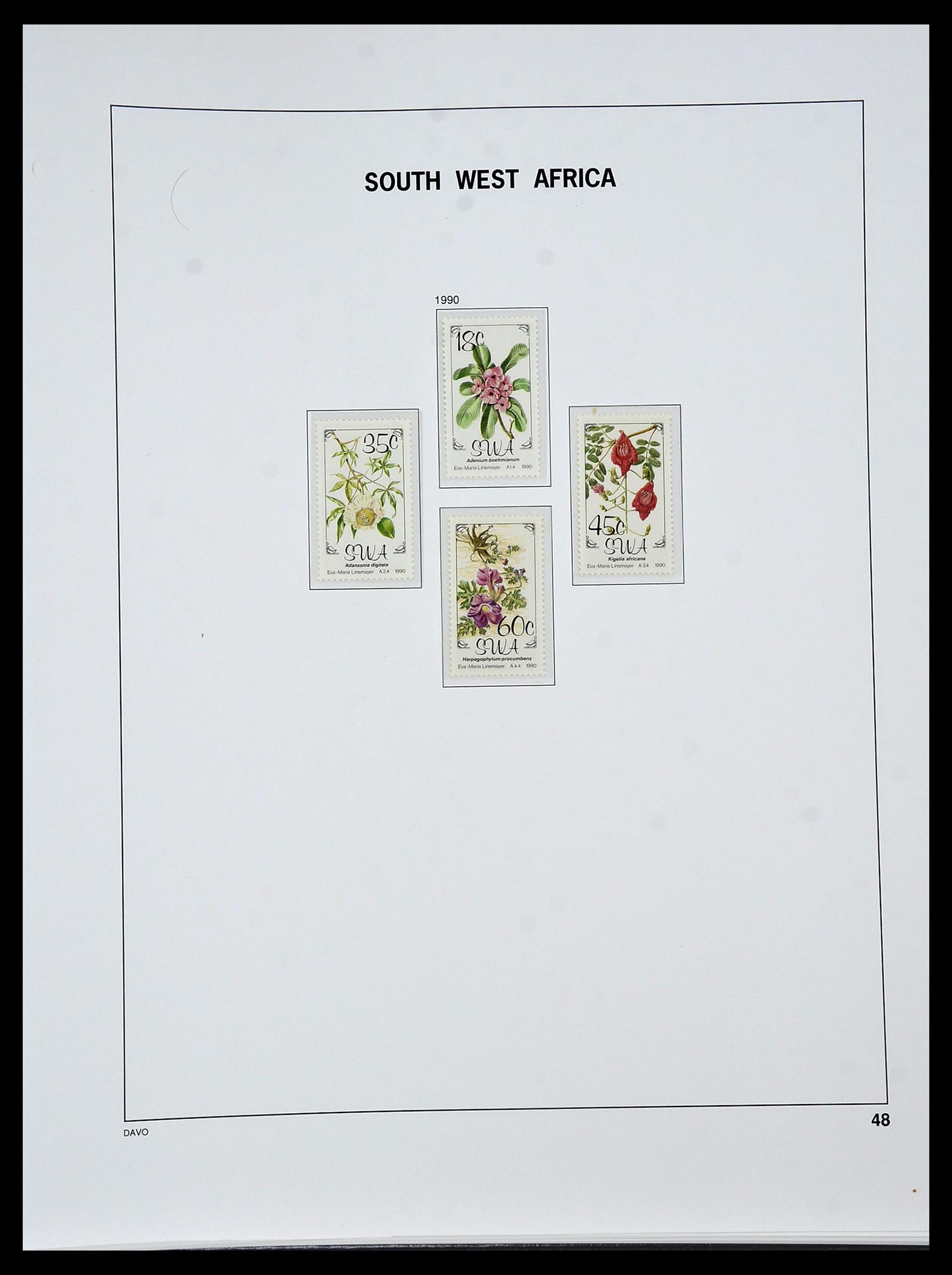 34291 050 - Postzegelverzameling 34291 Zuid West Afrika/Namibië 1926-2017!