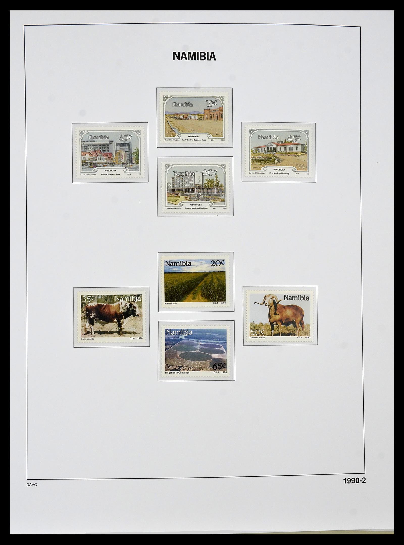 34291 054 - Postzegelverzameling 34291 Zuid West Afrika/Namibië 1926-2017!