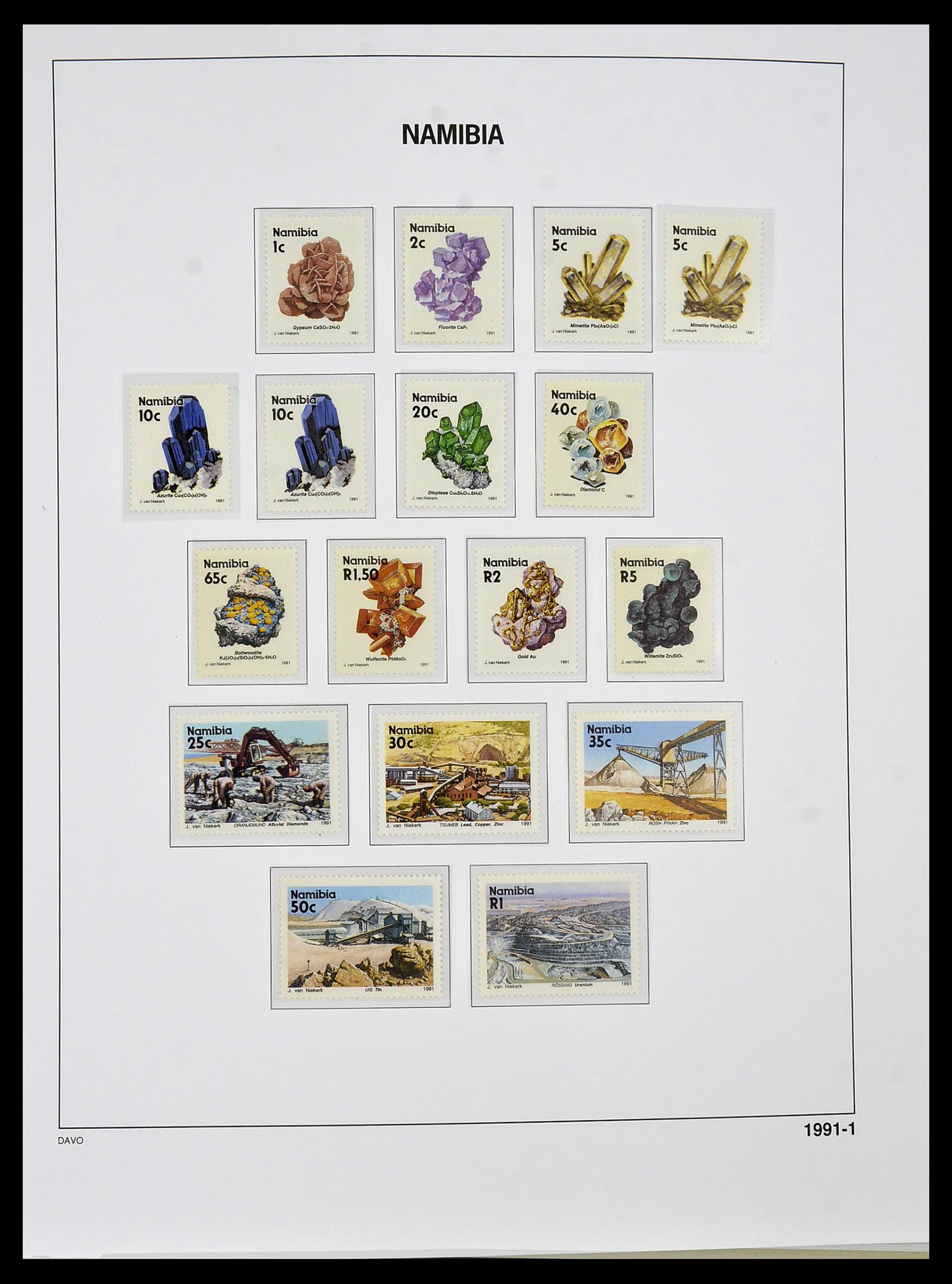 34291 056 - Postzegelverzameling 34291 Zuid West Afrika/Namibië 1926-2017!