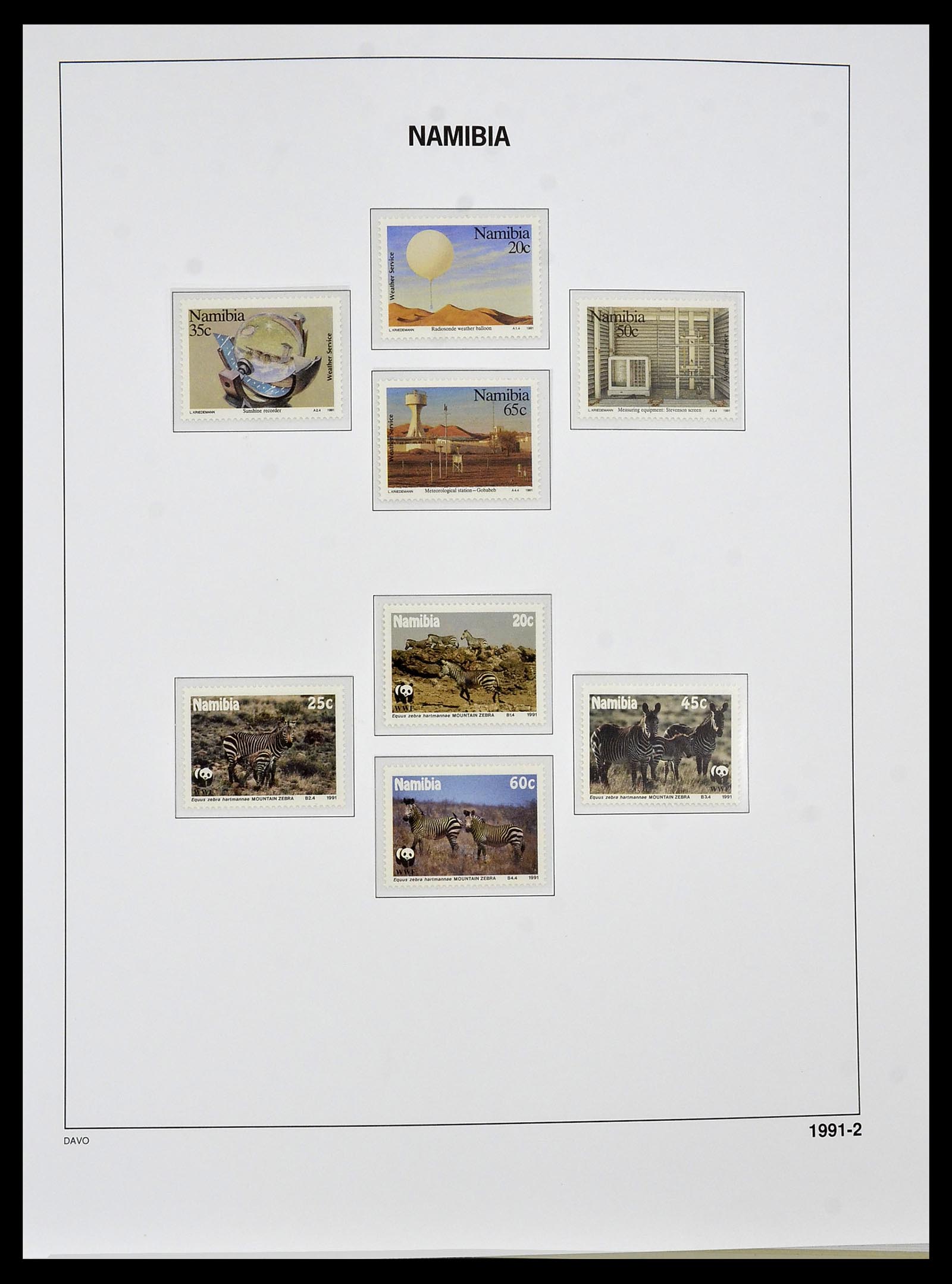 34291 057 - Postzegelverzameling 34291 Zuid West Afrika/Namibië 1926-2017!