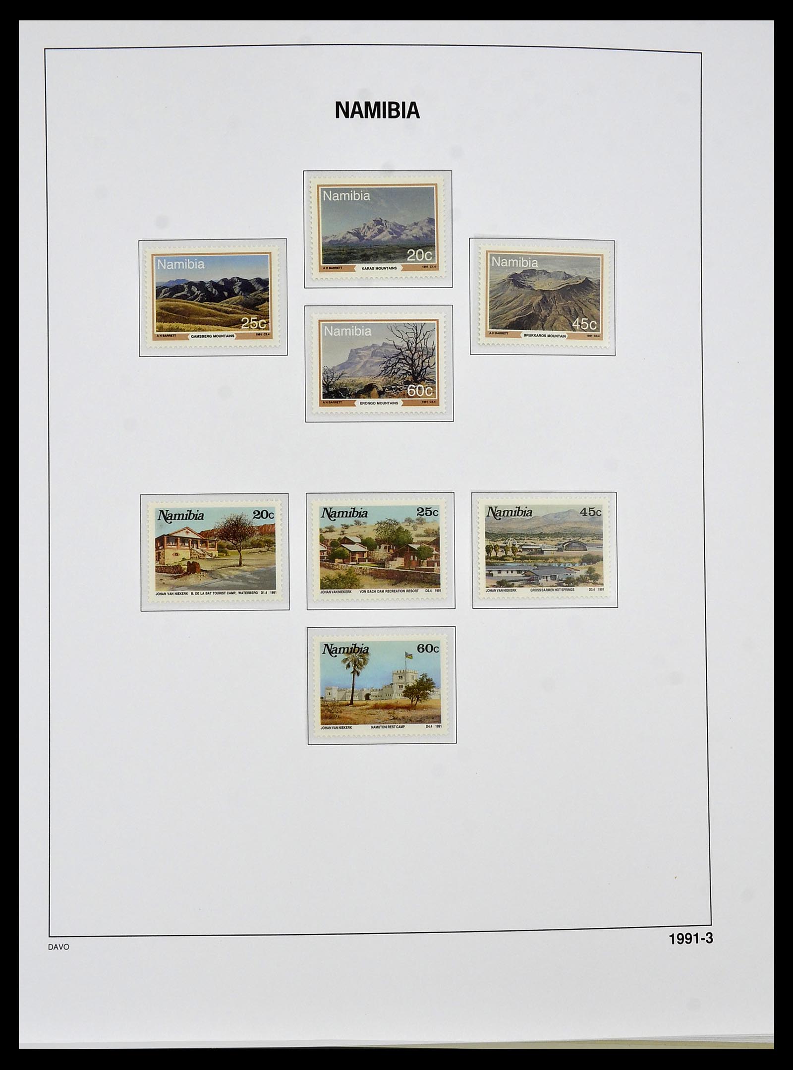 34291 058 - Postzegelverzameling 34291 Zuid West Afrika/Namibië 1926-2017!