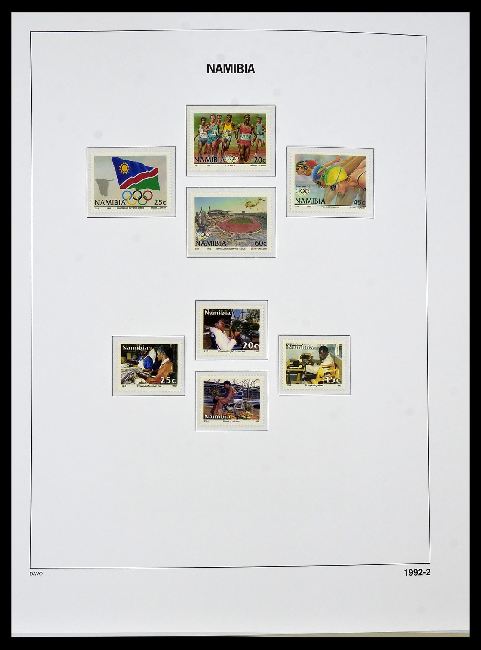 34291 061 - Postzegelverzameling 34291 Zuid West Afrika/Namibië 1926-2017!