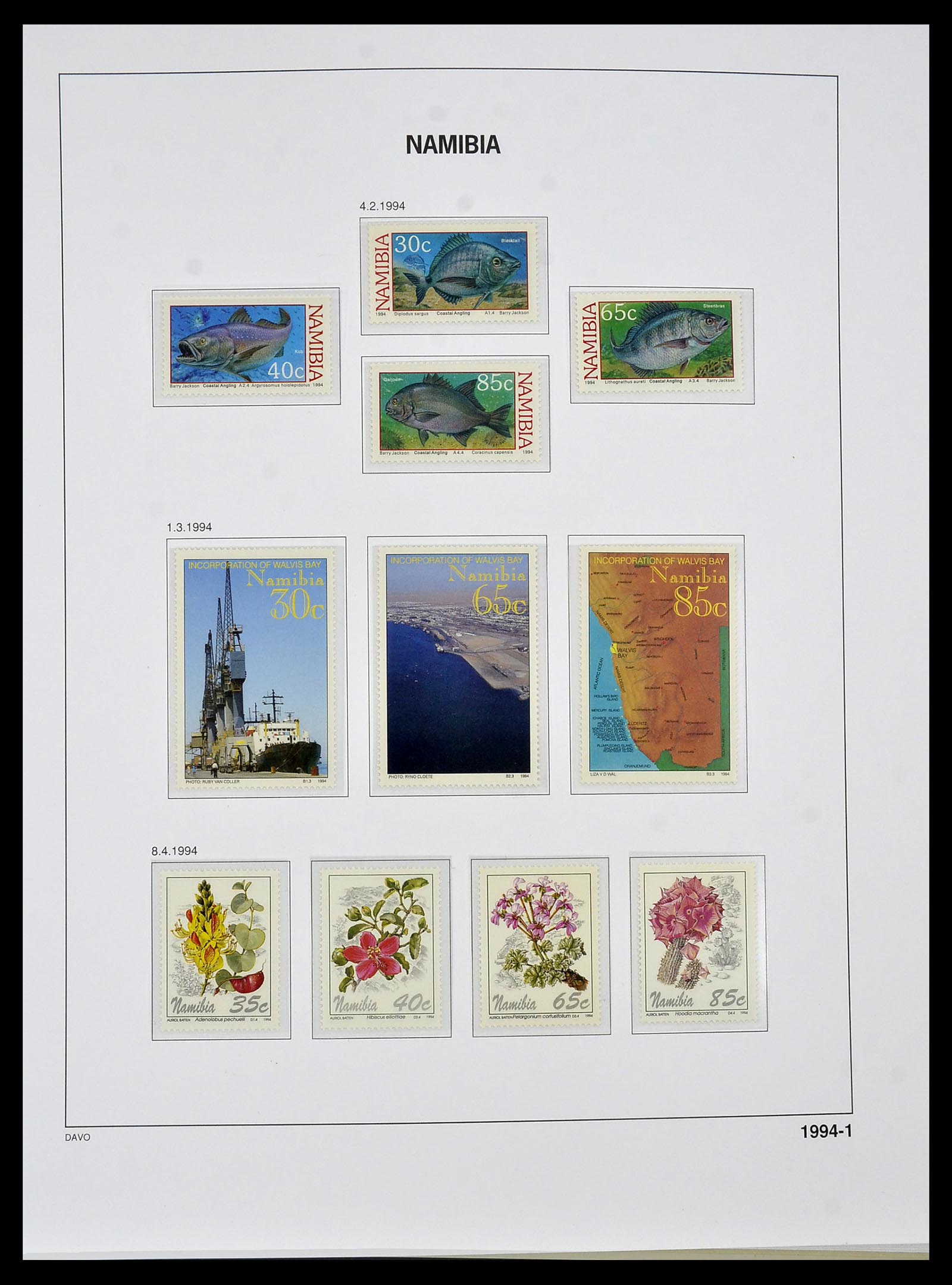 34291 069 - Postzegelverzameling 34291 Zuid West Afrika/Namibië 1926-2017!