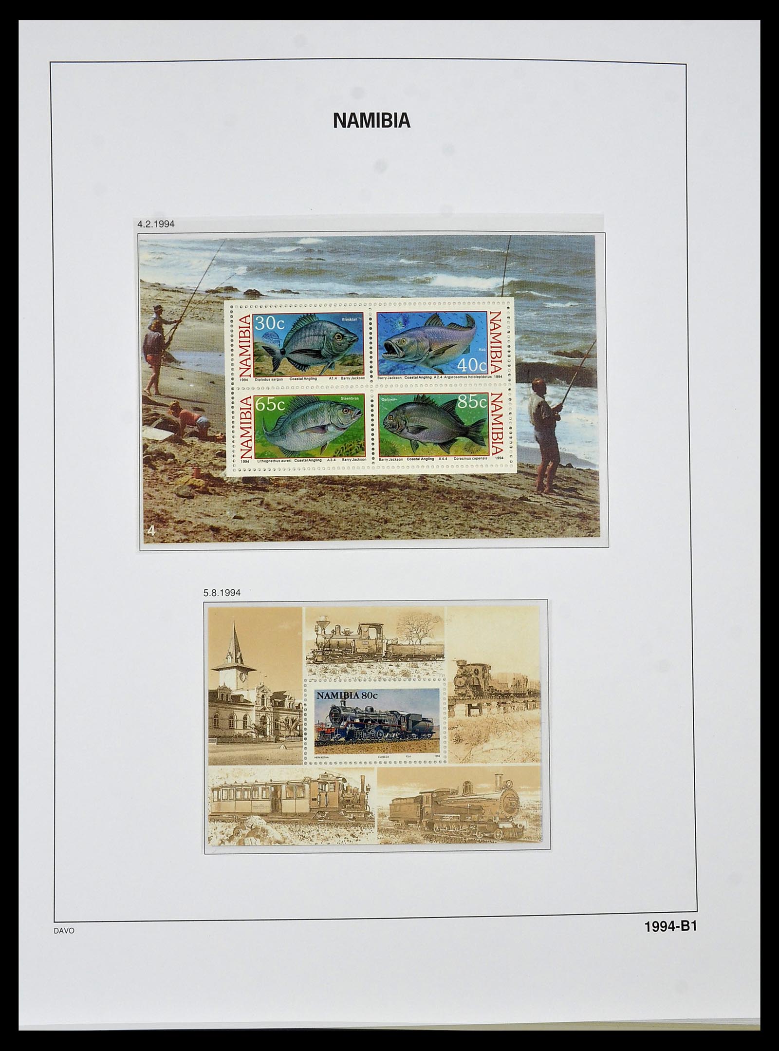 34291 071 - Postzegelverzameling 34291 Zuid West Afrika/Namibië 1926-2017!