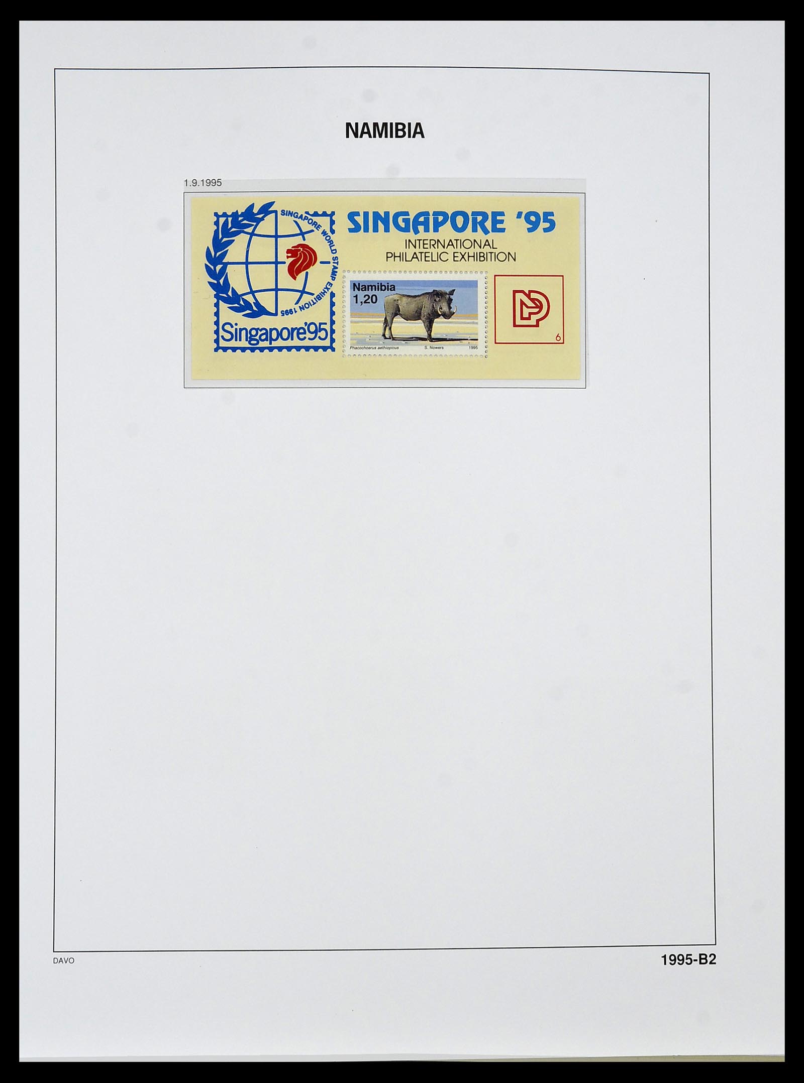 34291 073 - Postzegelverzameling 34291 Zuid West Afrika/Namibië 1926-2017!