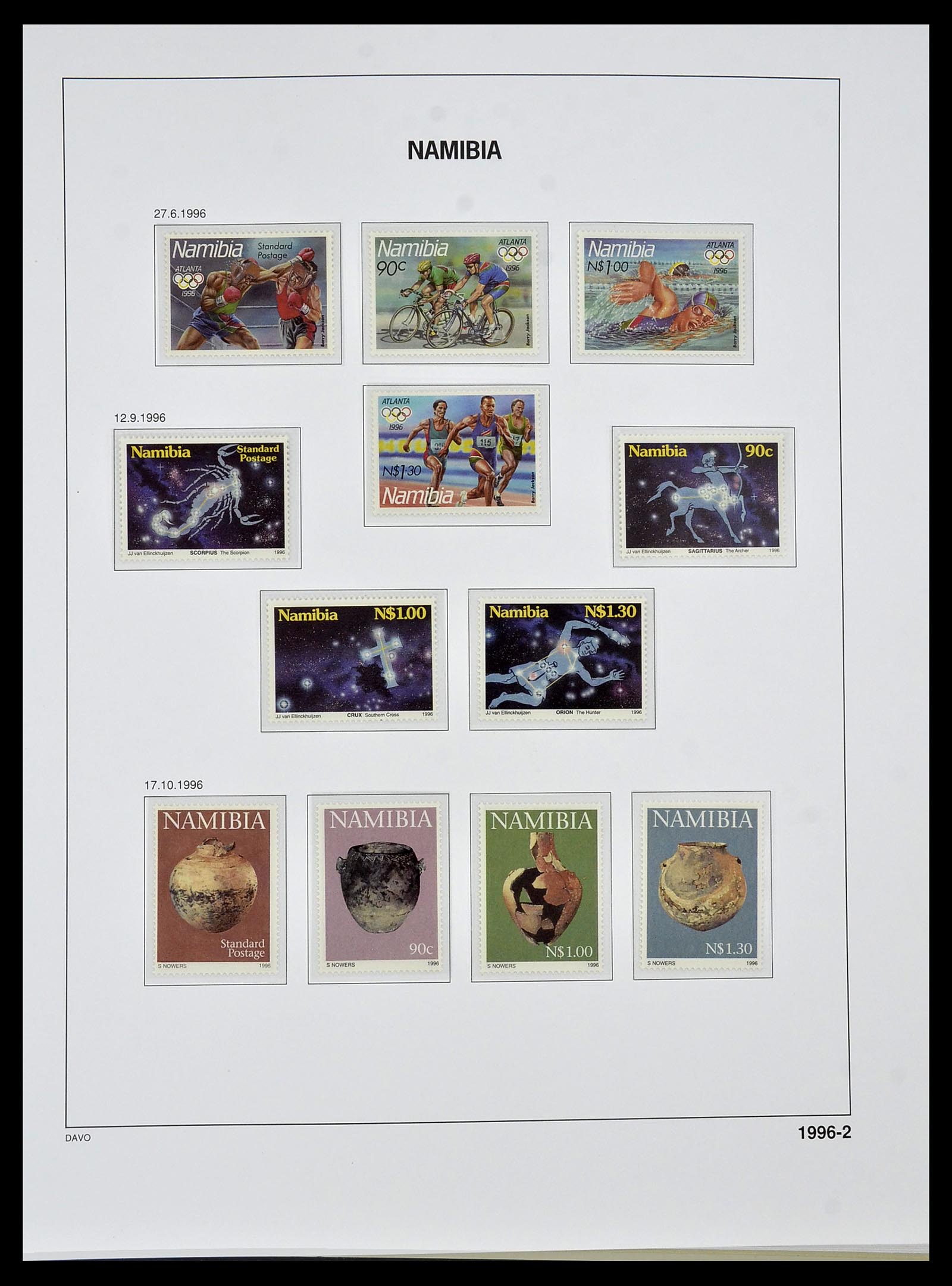 34291 075 - Postzegelverzameling 34291 Zuid West Afrika/Namibië 1926-2017!
