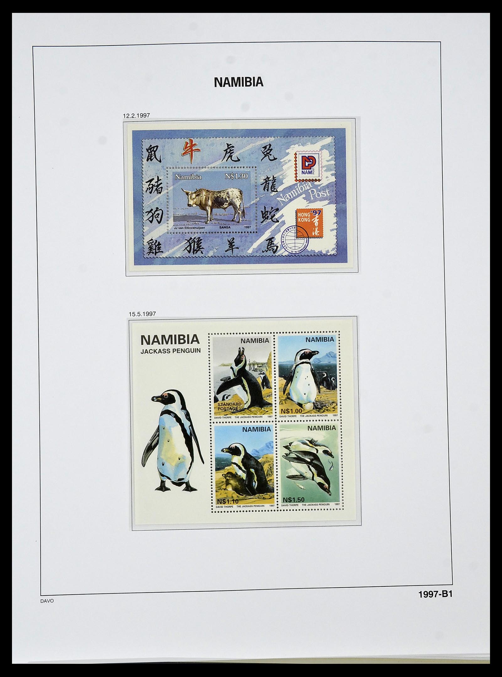 34291 082 - Postzegelverzameling 34291 Zuid West Afrika/Namibië 1926-2017!