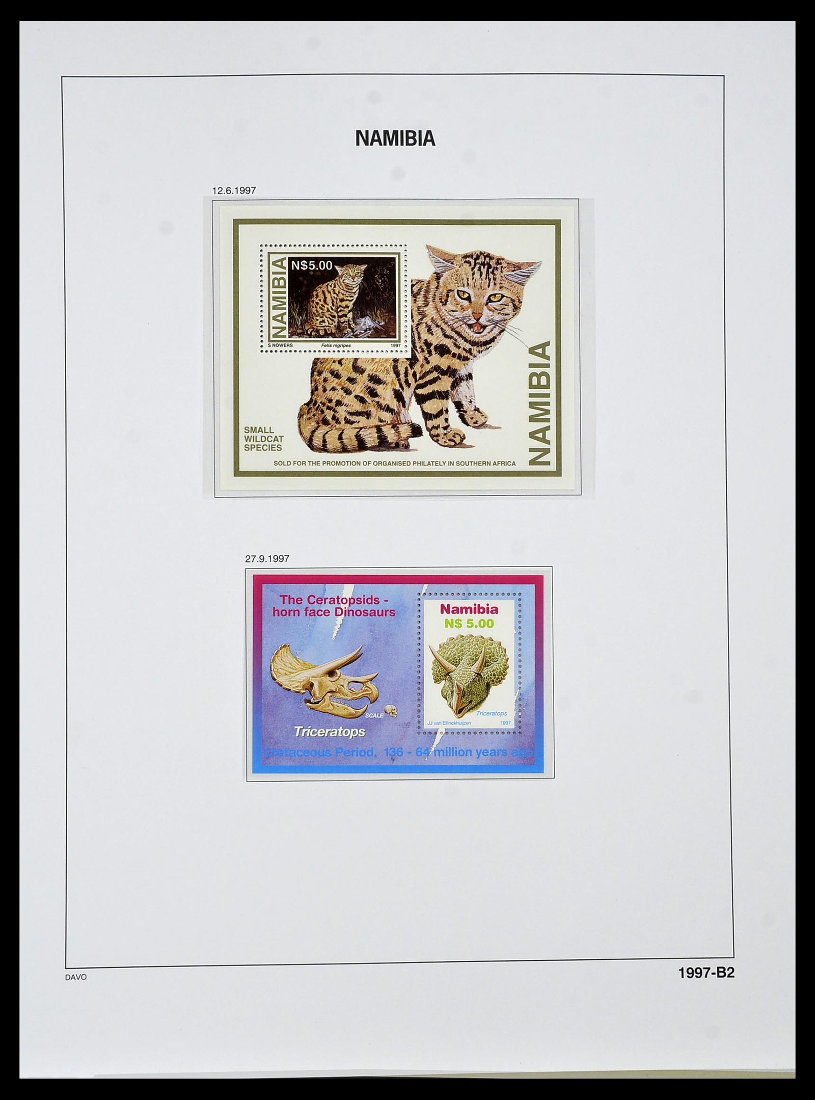 34291 083 - Postzegelverzameling 34291 Zuid West Afrika/Namibië 1926-2017!