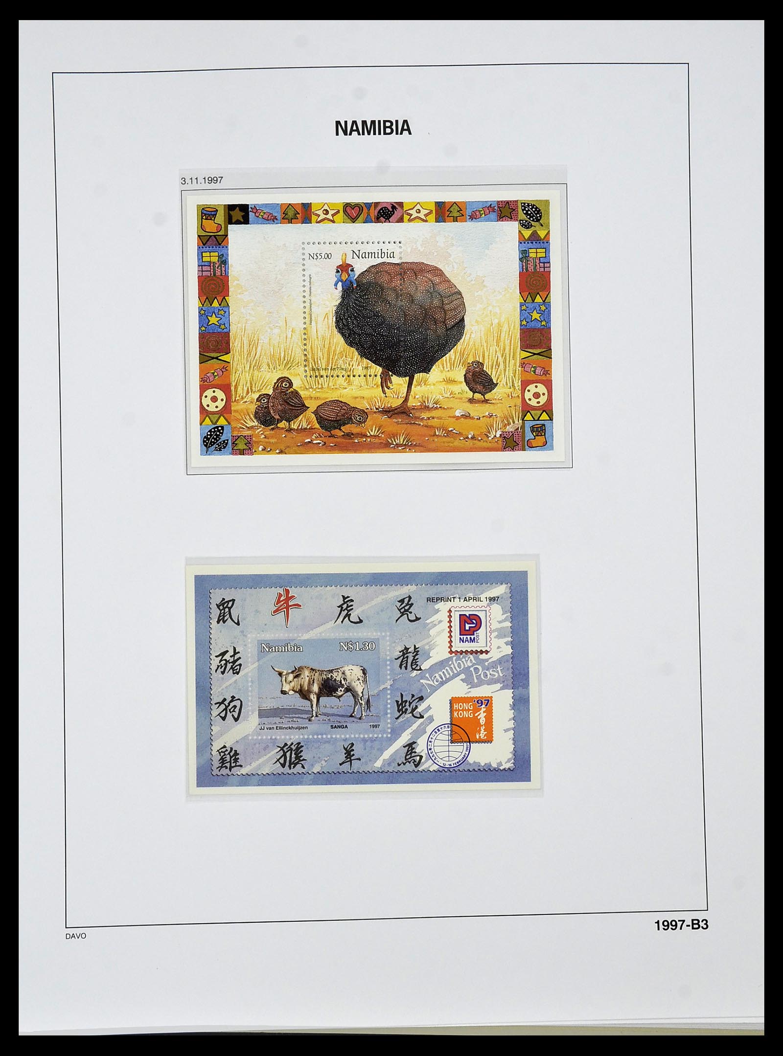 34291 084 - Postzegelverzameling 34291 Zuid West Afrika/Namibië 1926-2017!