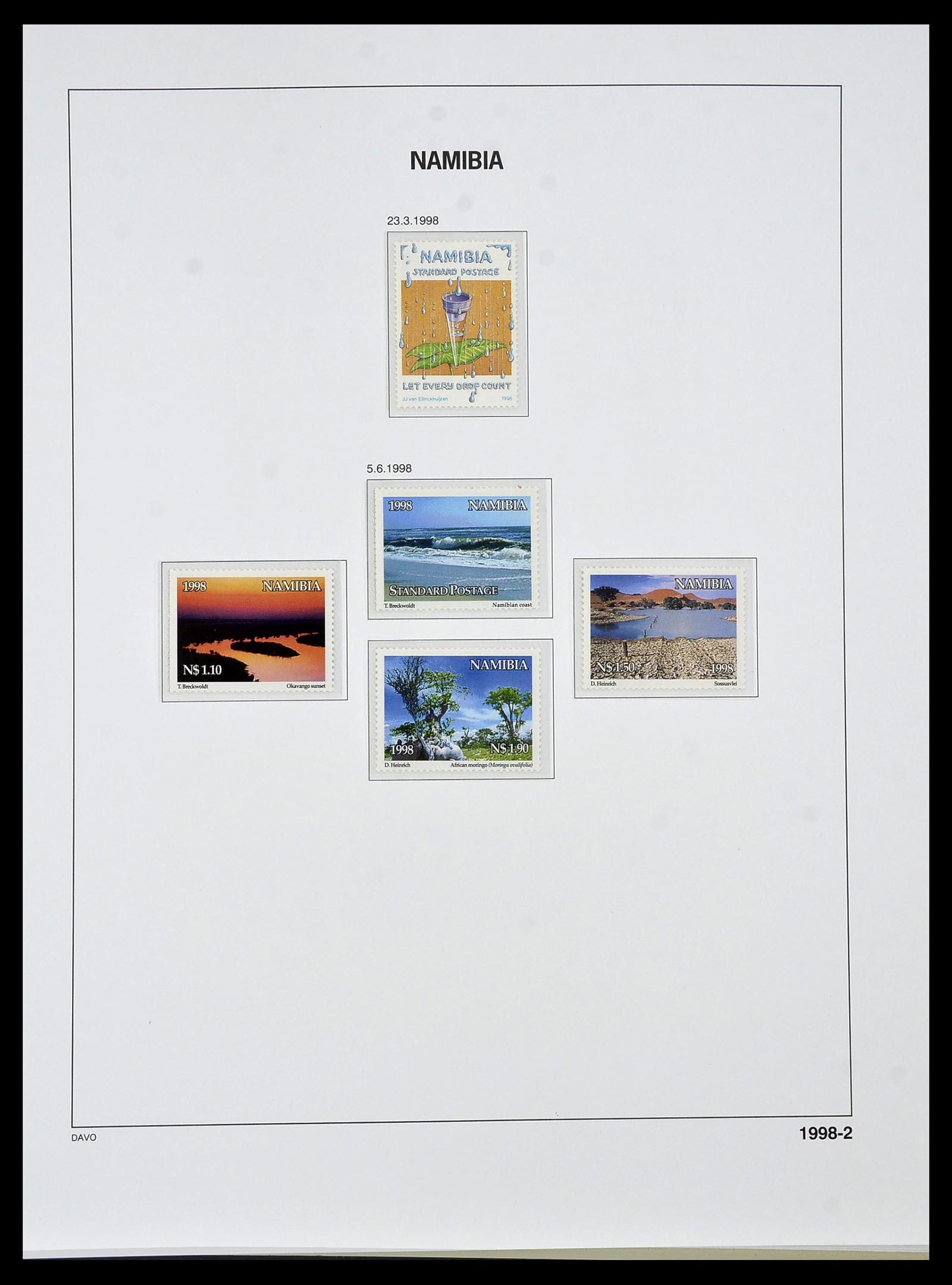 34291 086 - Postzegelverzameling 34291 Zuid West Afrika/Namibië 1926-2017!