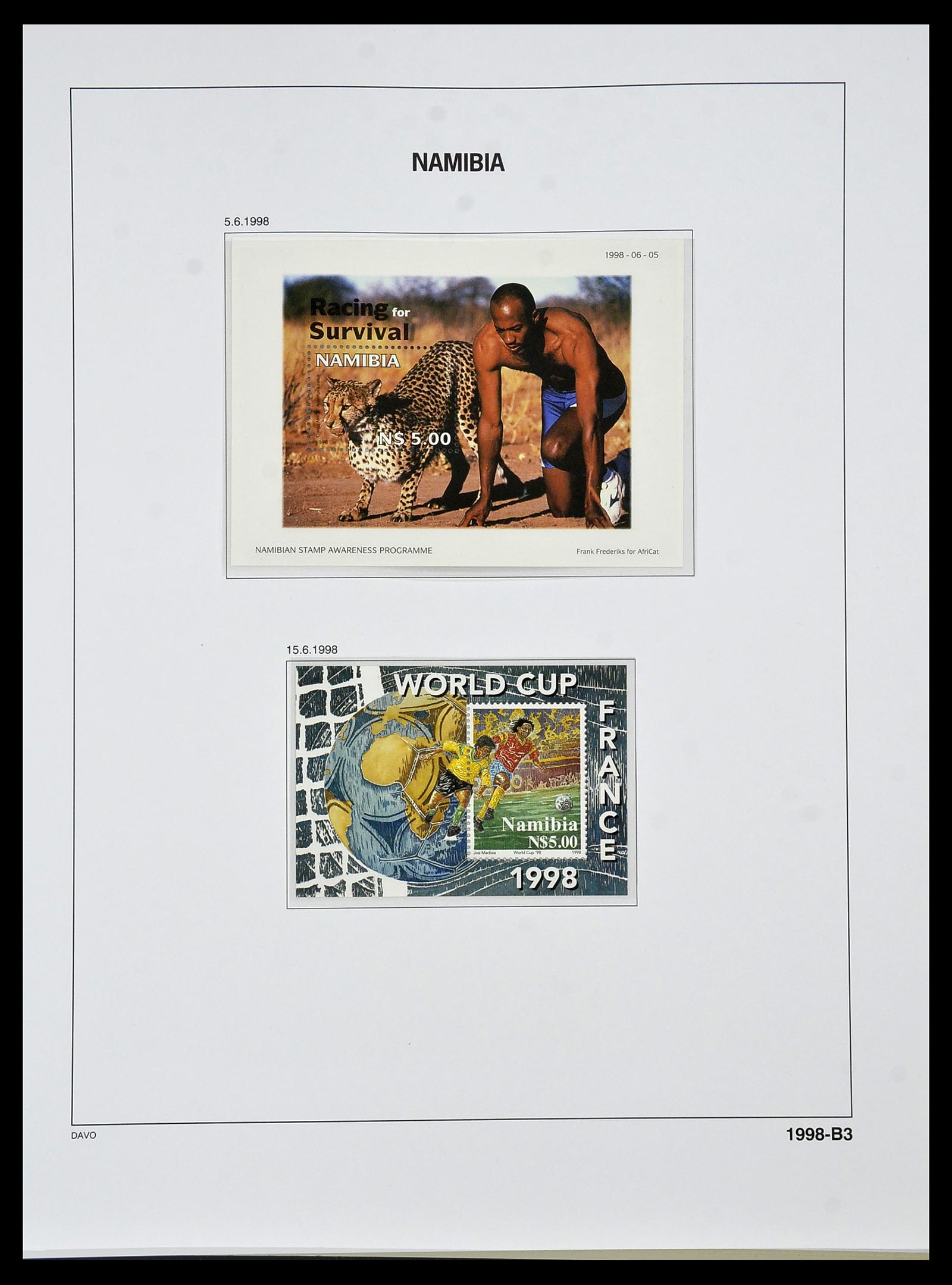 34291 089 - Postzegelverzameling 34291 Zuid West Afrika/Namibië 1926-2017!