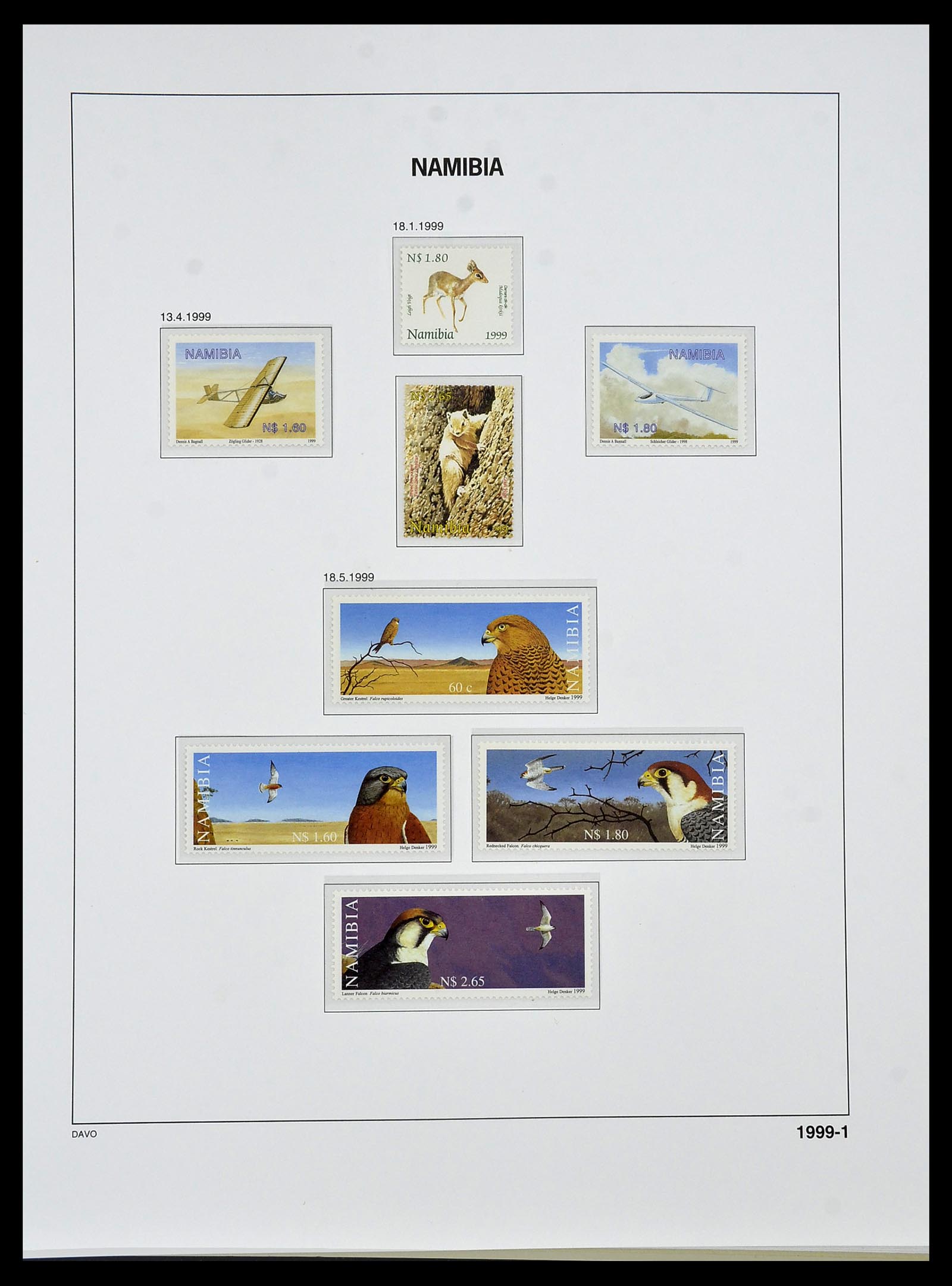 34291 093 - Postzegelverzameling 34291 Zuid West Afrika/Namibië 1926-2017!