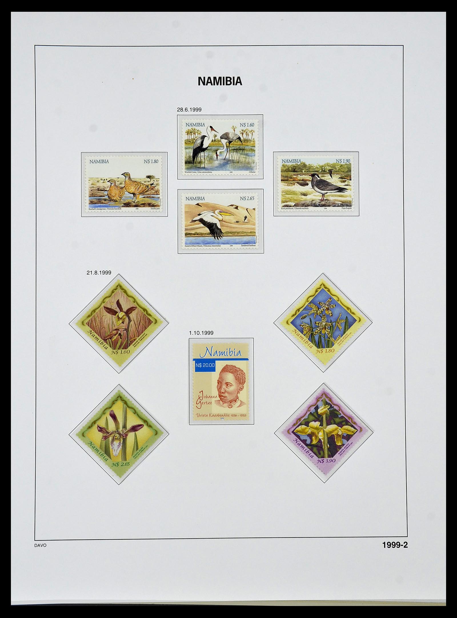 34291 094 - Postzegelverzameling 34291 Zuid West Afrika/Namibië 1926-2017!