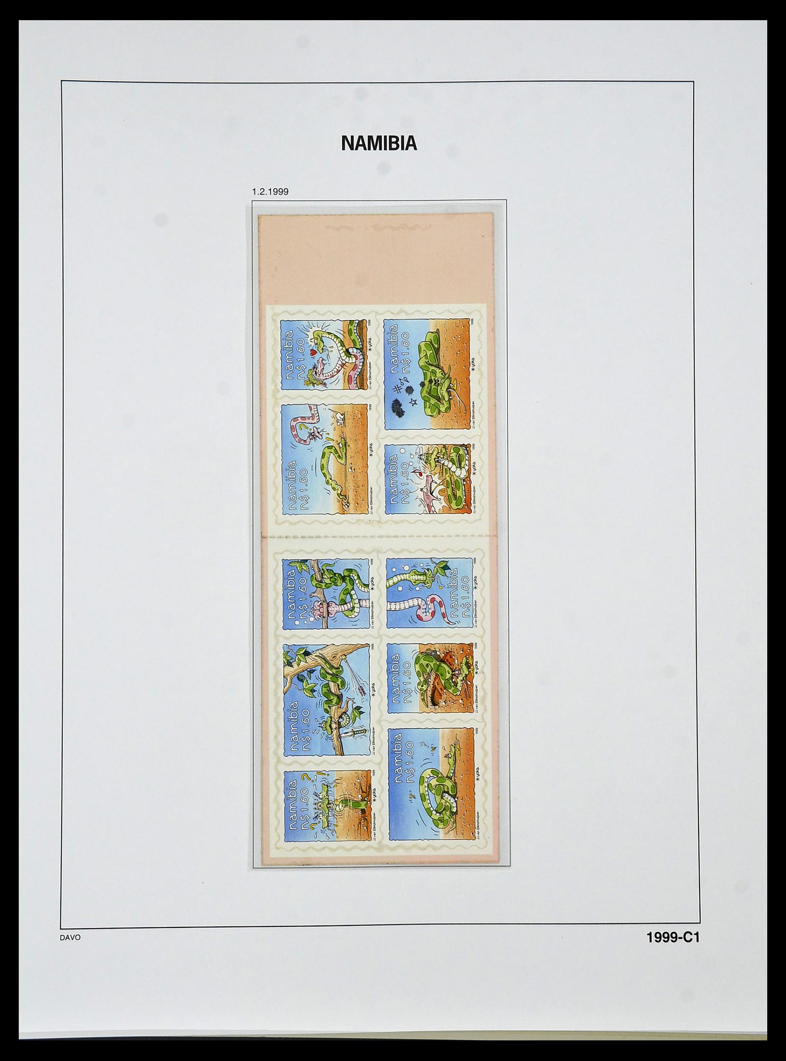 34291 098 - Postzegelverzameling 34291 Zuid West Afrika/Namibië 1926-2017!