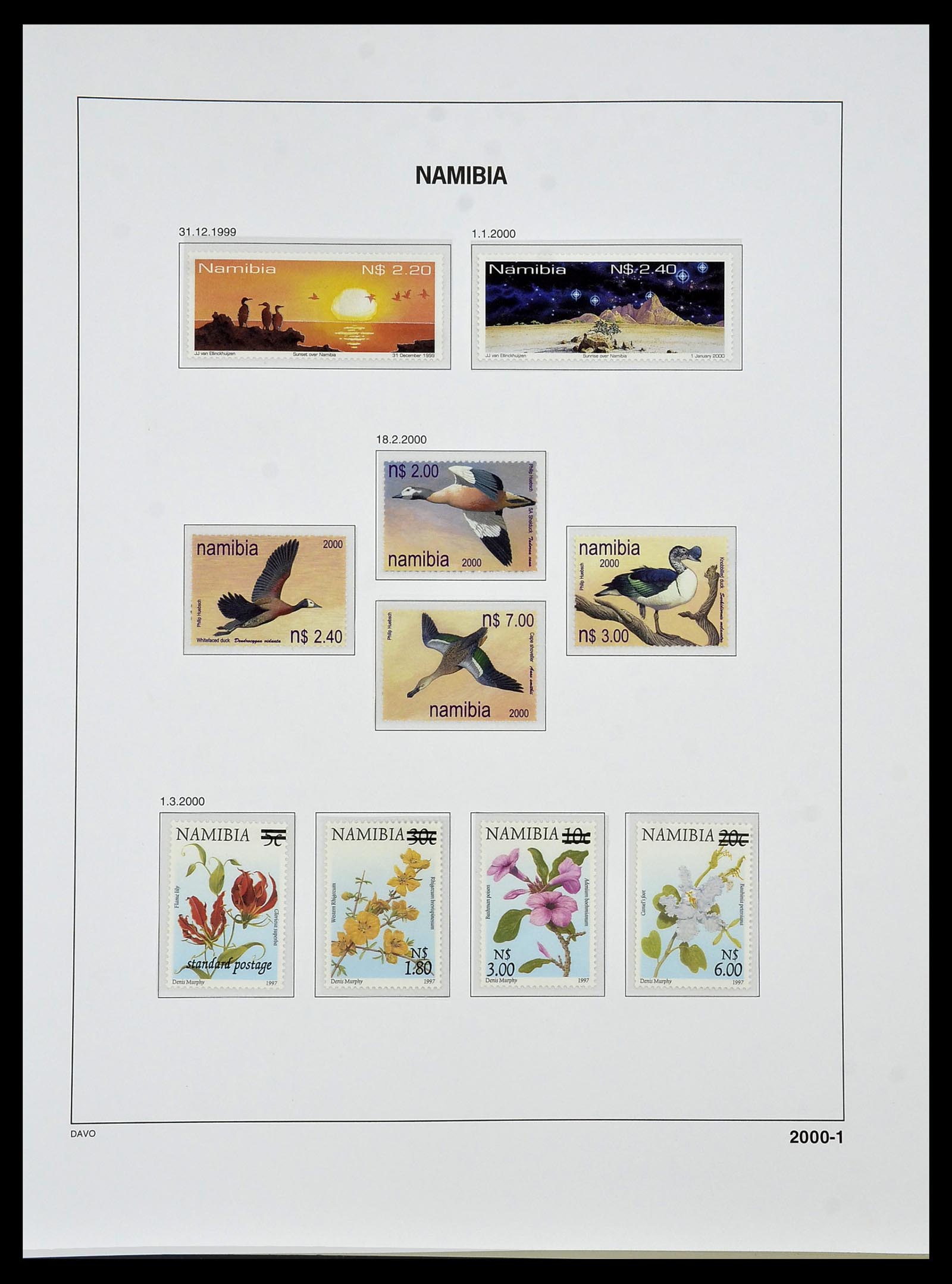 34291 099 - Postzegelverzameling 34291 Zuid West Afrika/Namibië 1926-2017!