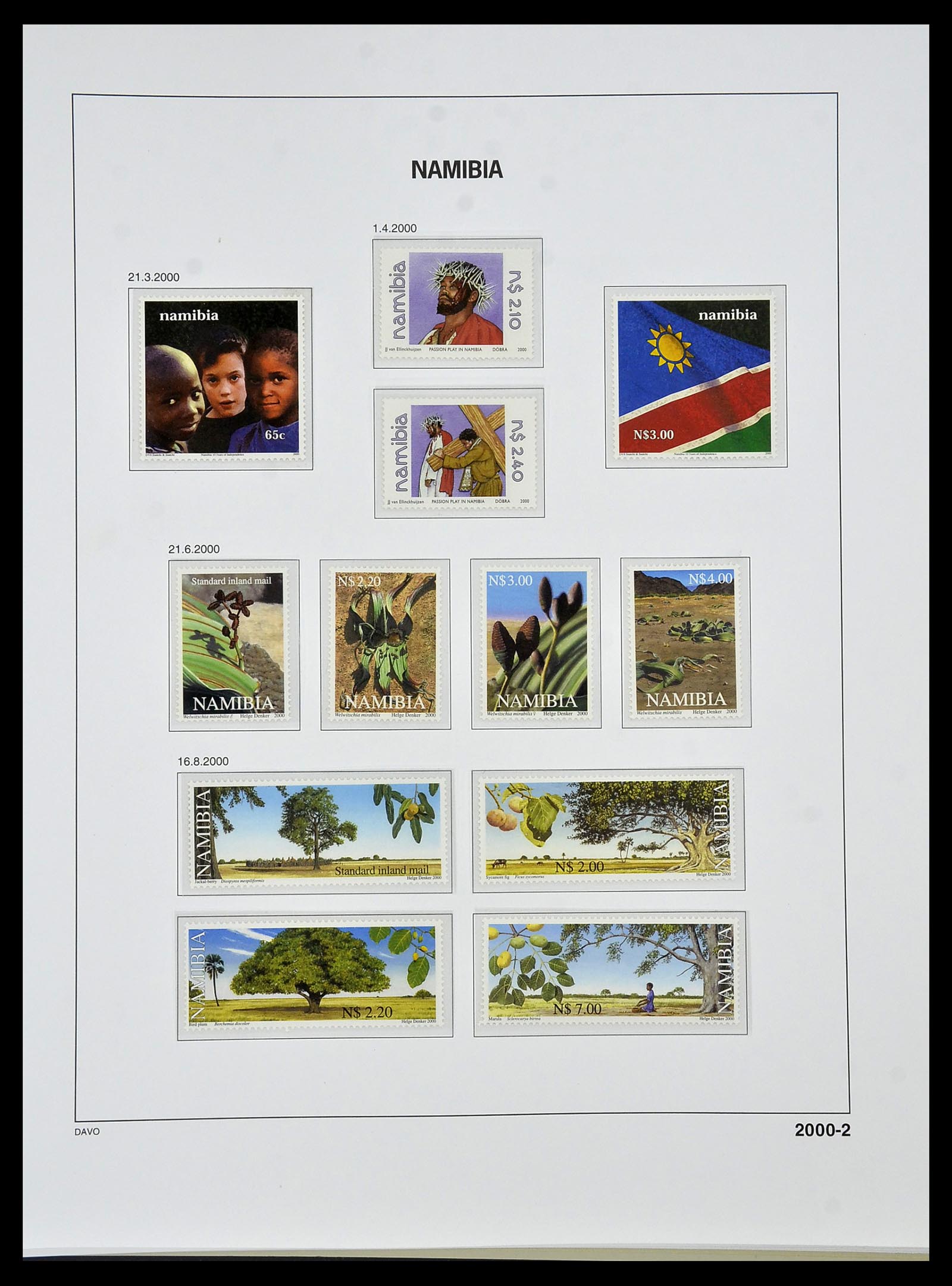 34291 100 - Postzegelverzameling 34291 Zuid West Afrika/Namibië 1926-2017!