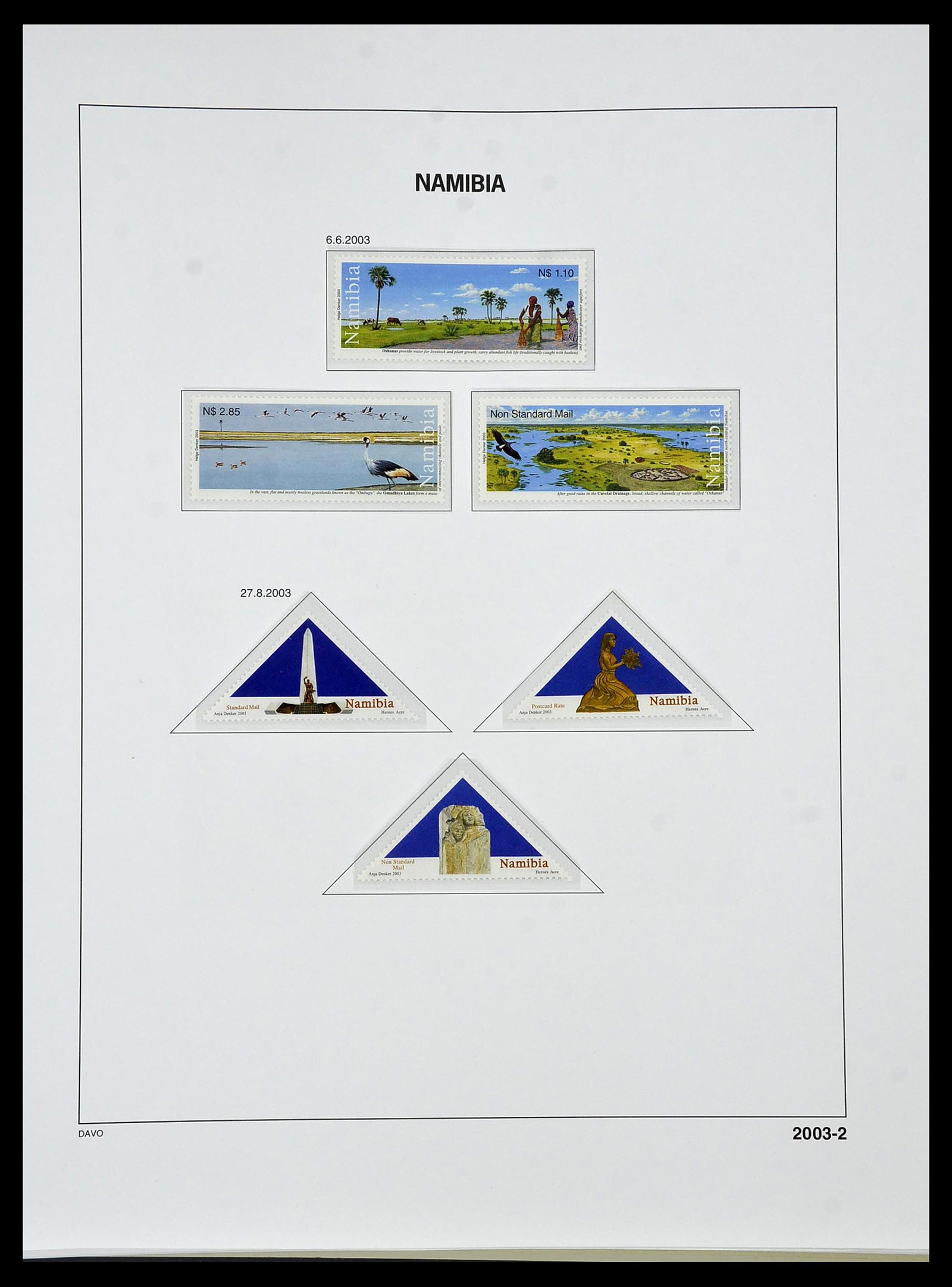 34291 110 - Postzegelverzameling 34291 Zuid West Afrika/Namibië 1926-2017!