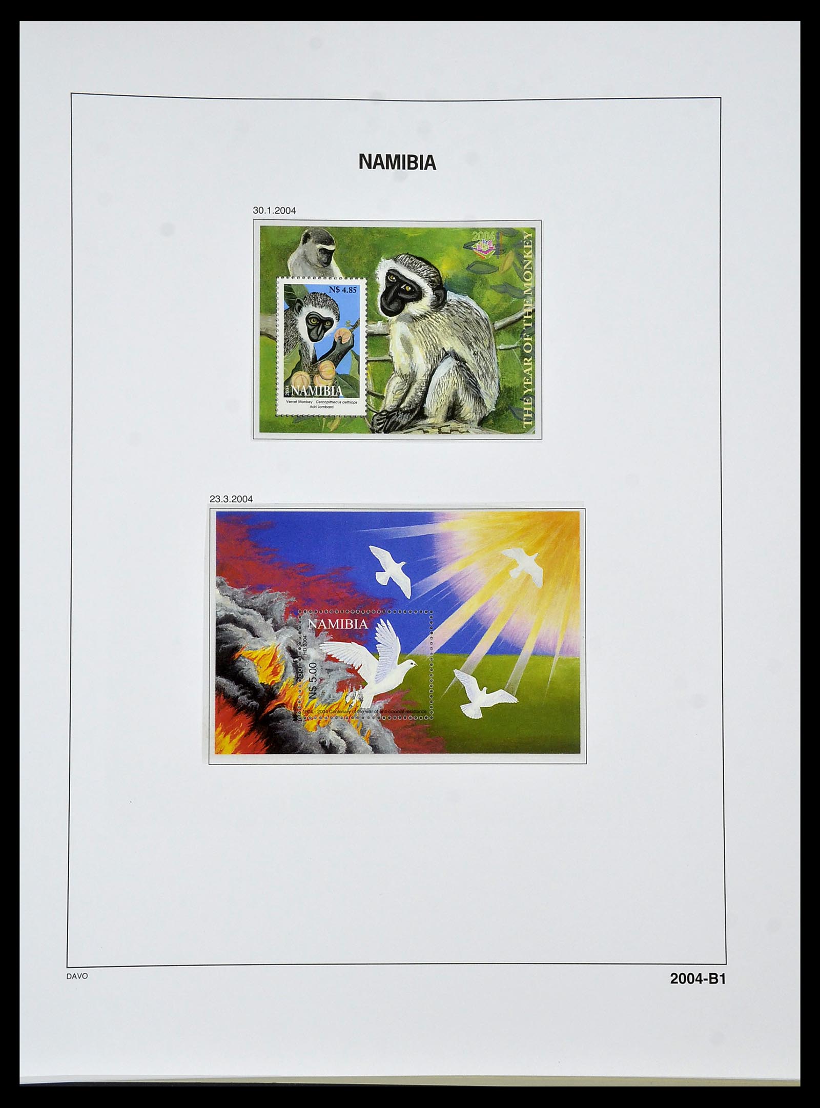 34291 115 - Postzegelverzameling 34291 Zuid West Afrika/Namibië 1926-2017!