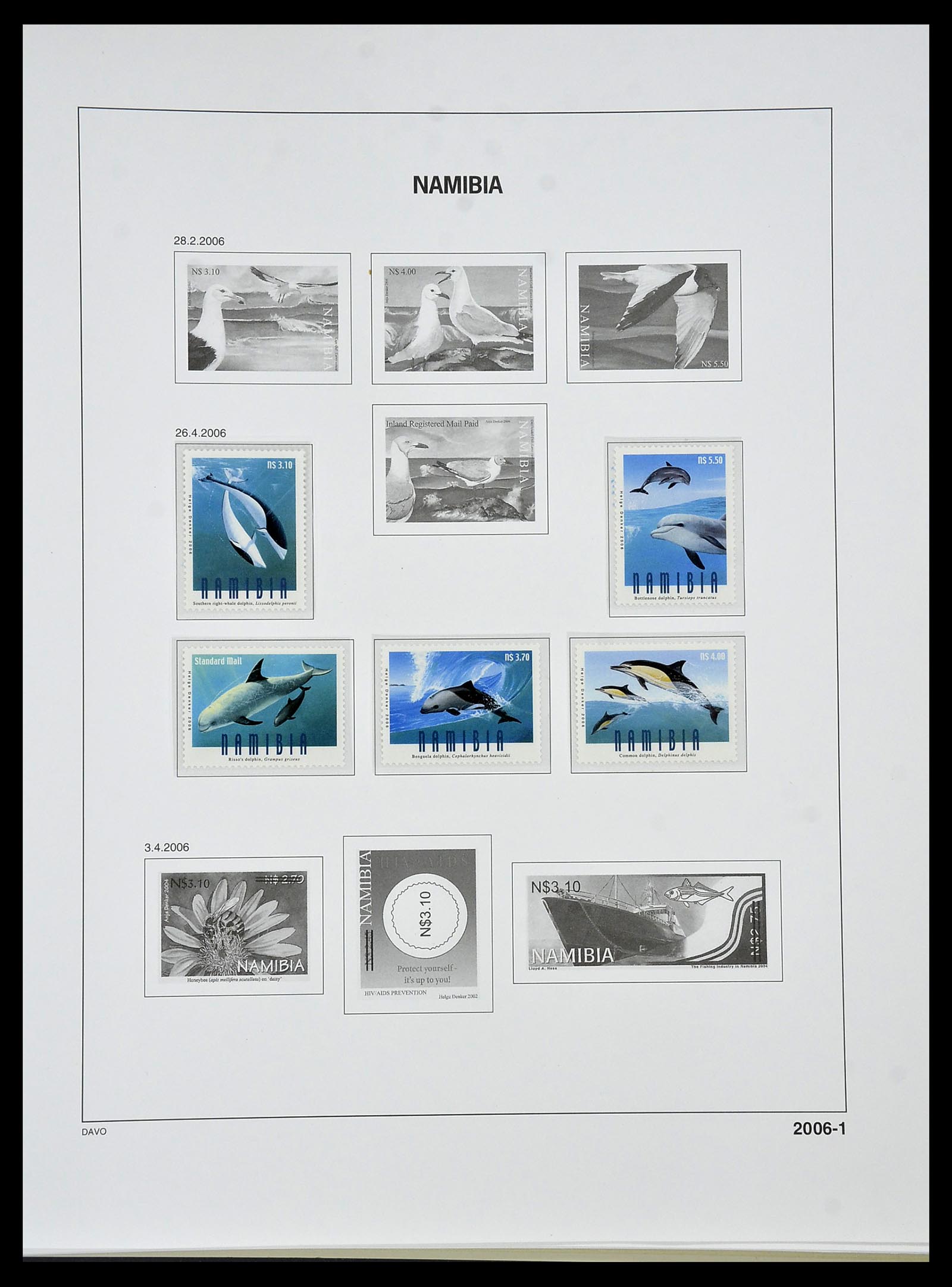 34291 117 - Postzegelverzameling 34291 Zuid West Afrika/Namibië 1926-2017!