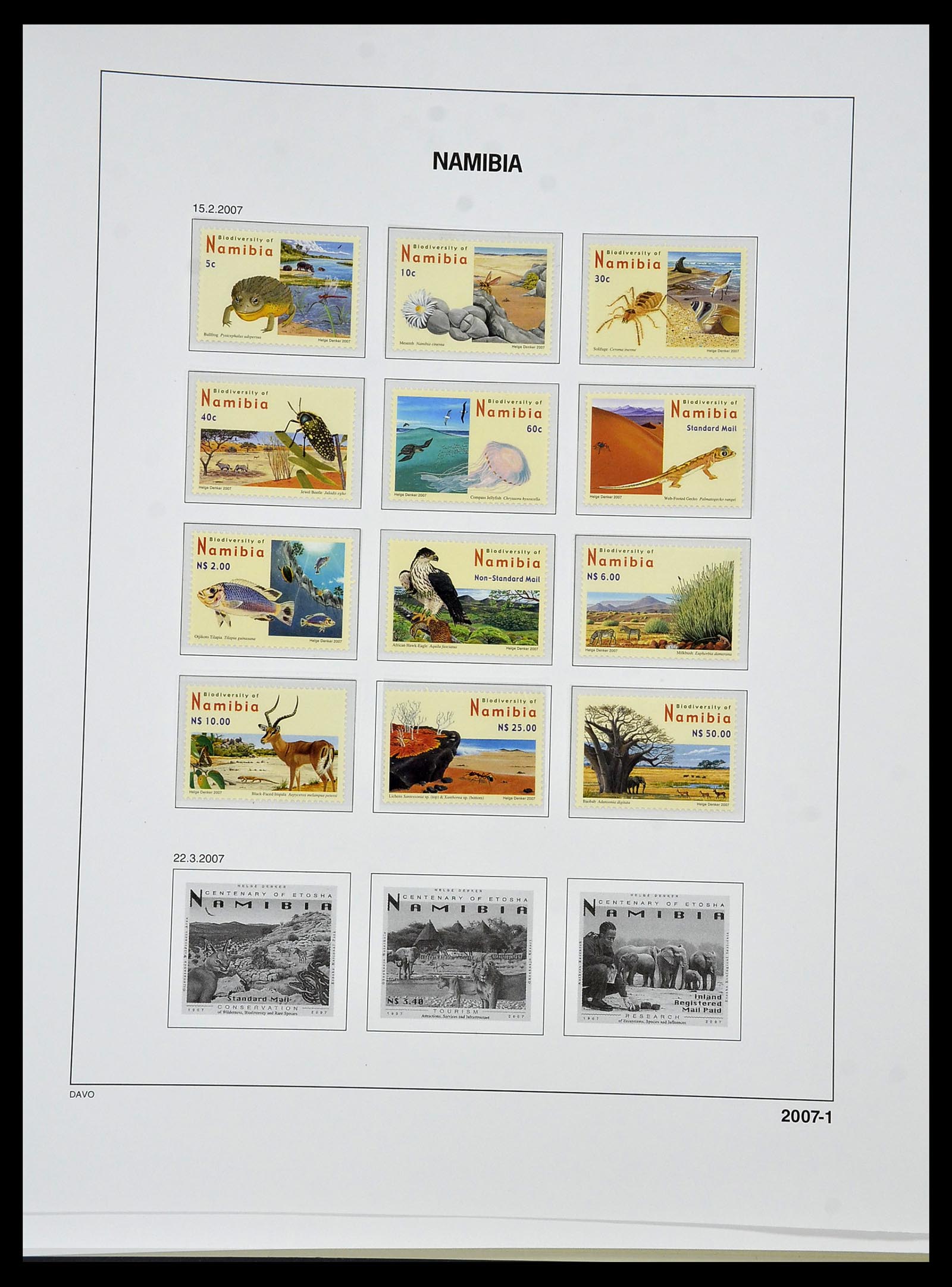 34291 119 - Postzegelverzameling 34291 Zuid West Afrika/Namibië 1926-2017!