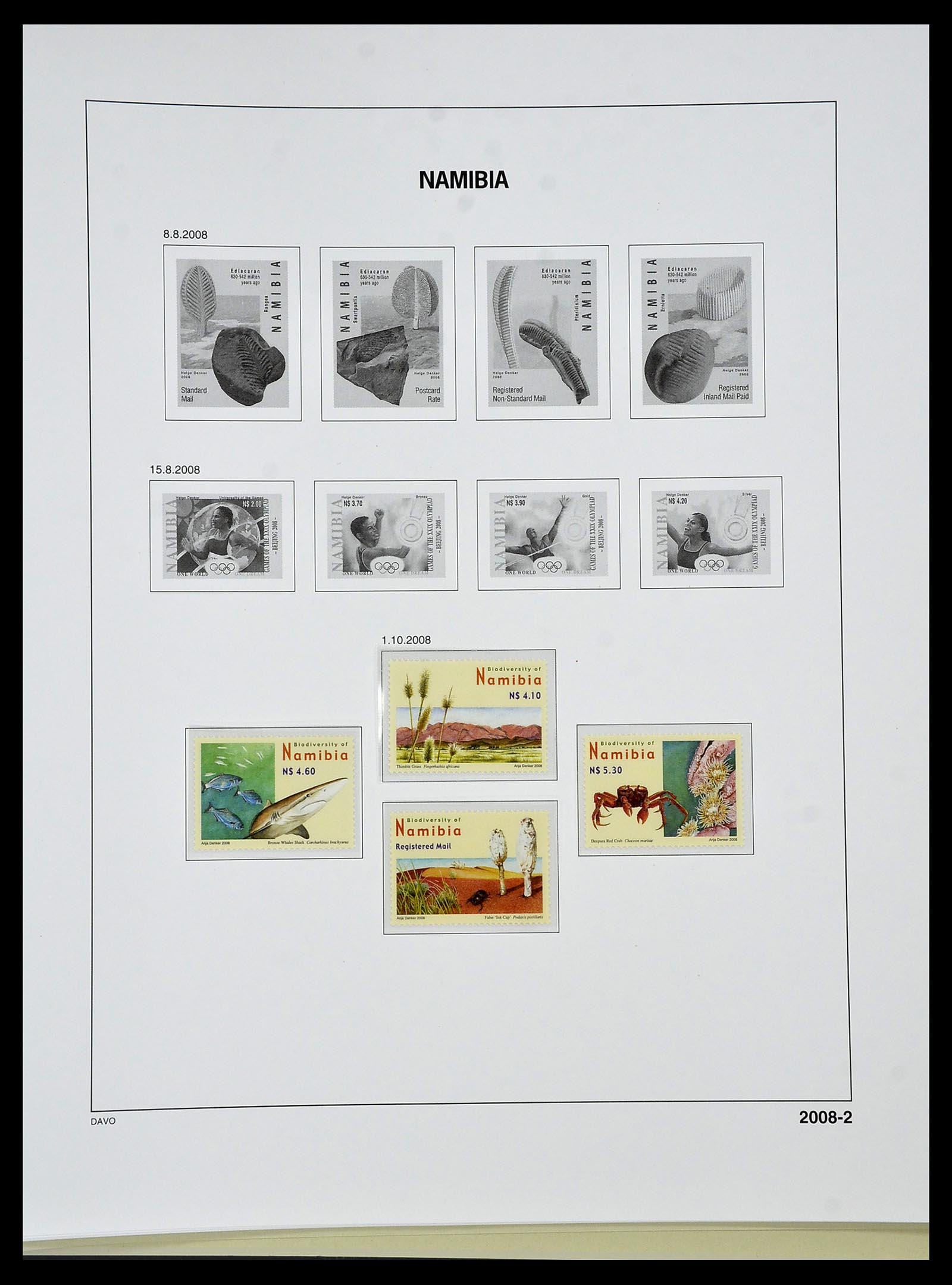 34291 120 - Postzegelverzameling 34291 Zuid West Afrika/Namibië 1926-2017!