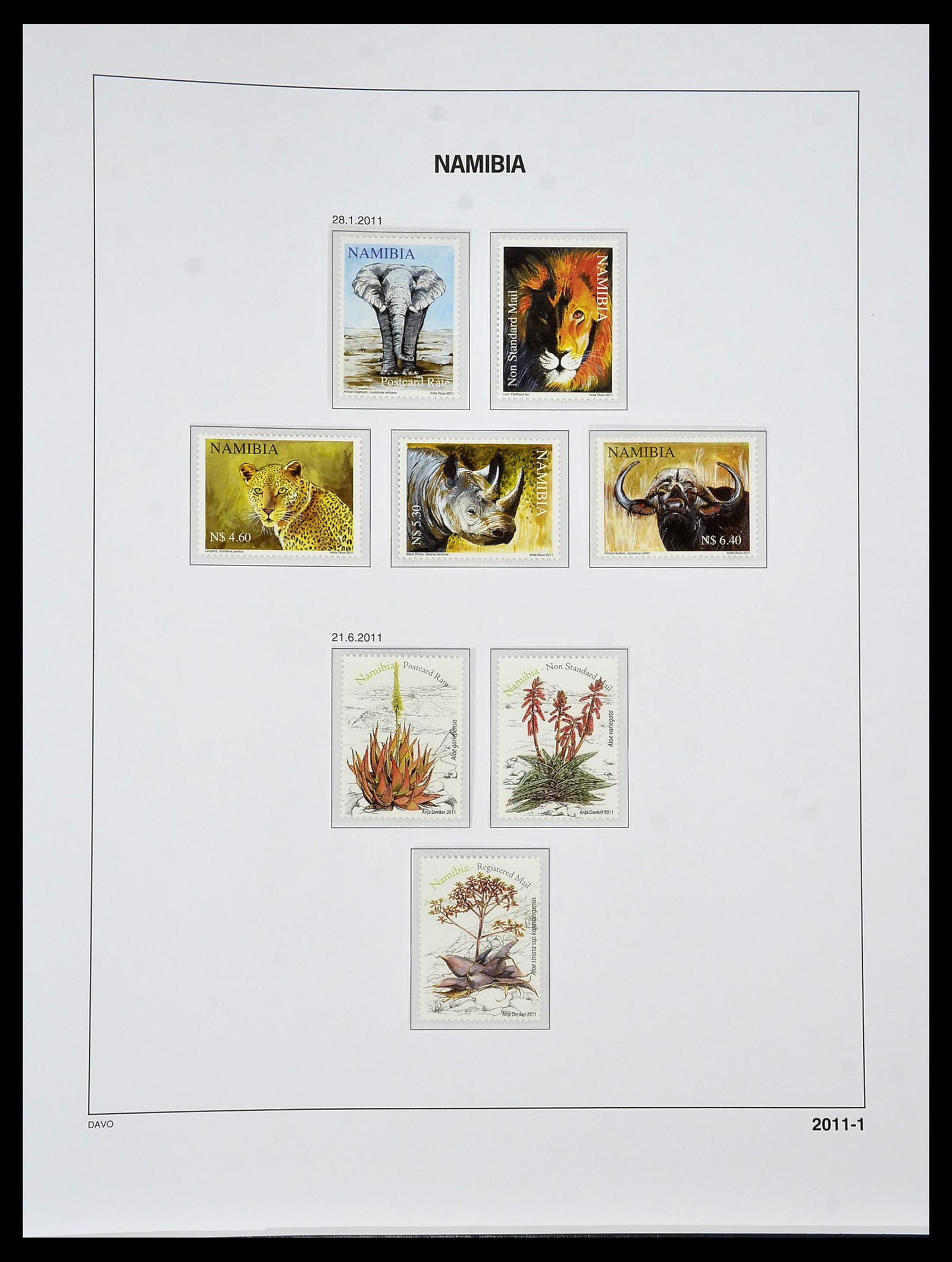 34291 123 - Postzegelverzameling 34291 Zuid West Afrika/Namibië 1926-2017!