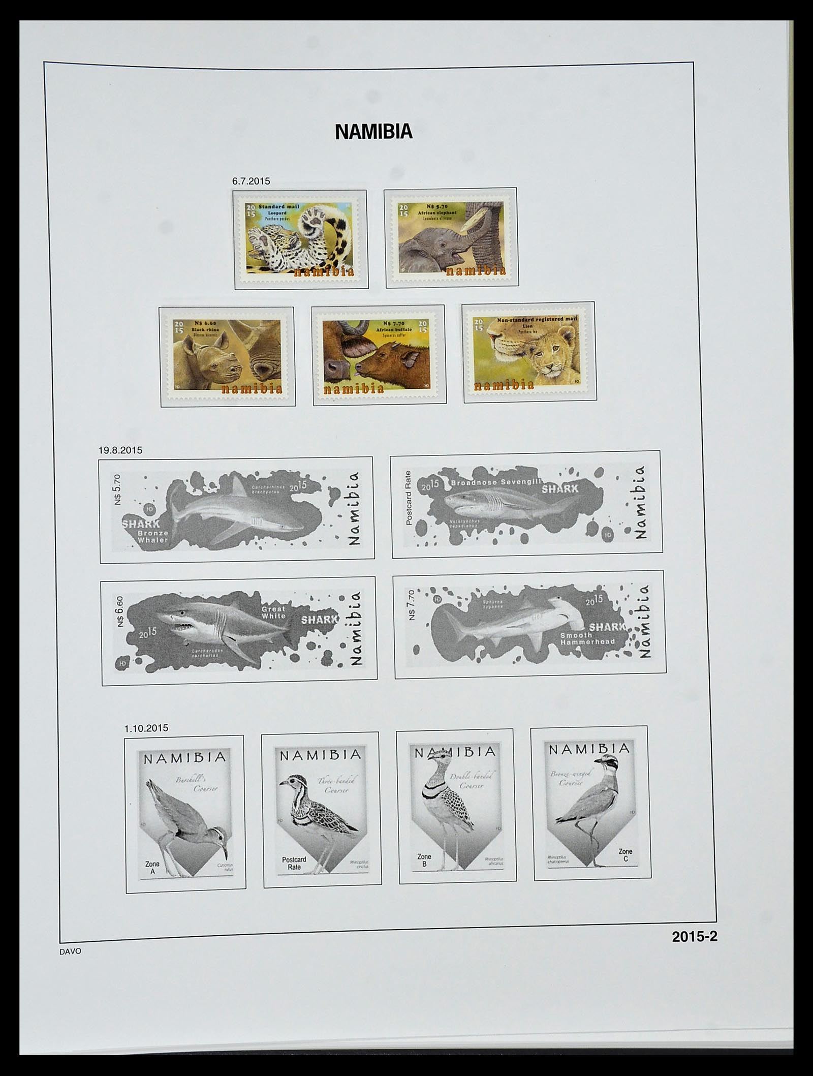34291 132 - Postzegelverzameling 34291 Zuid West Afrika/Namibië 1926-2017!