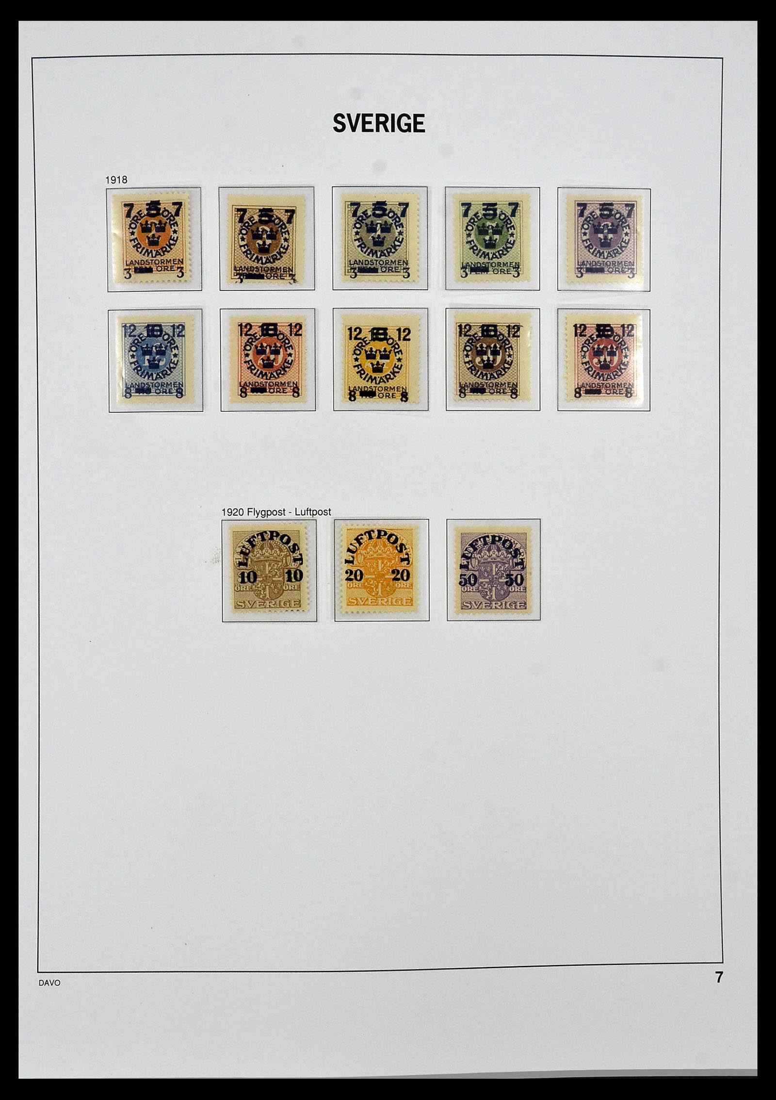 34292 004 - Postzegelverzameling 34292 Zweden 1891-2015!