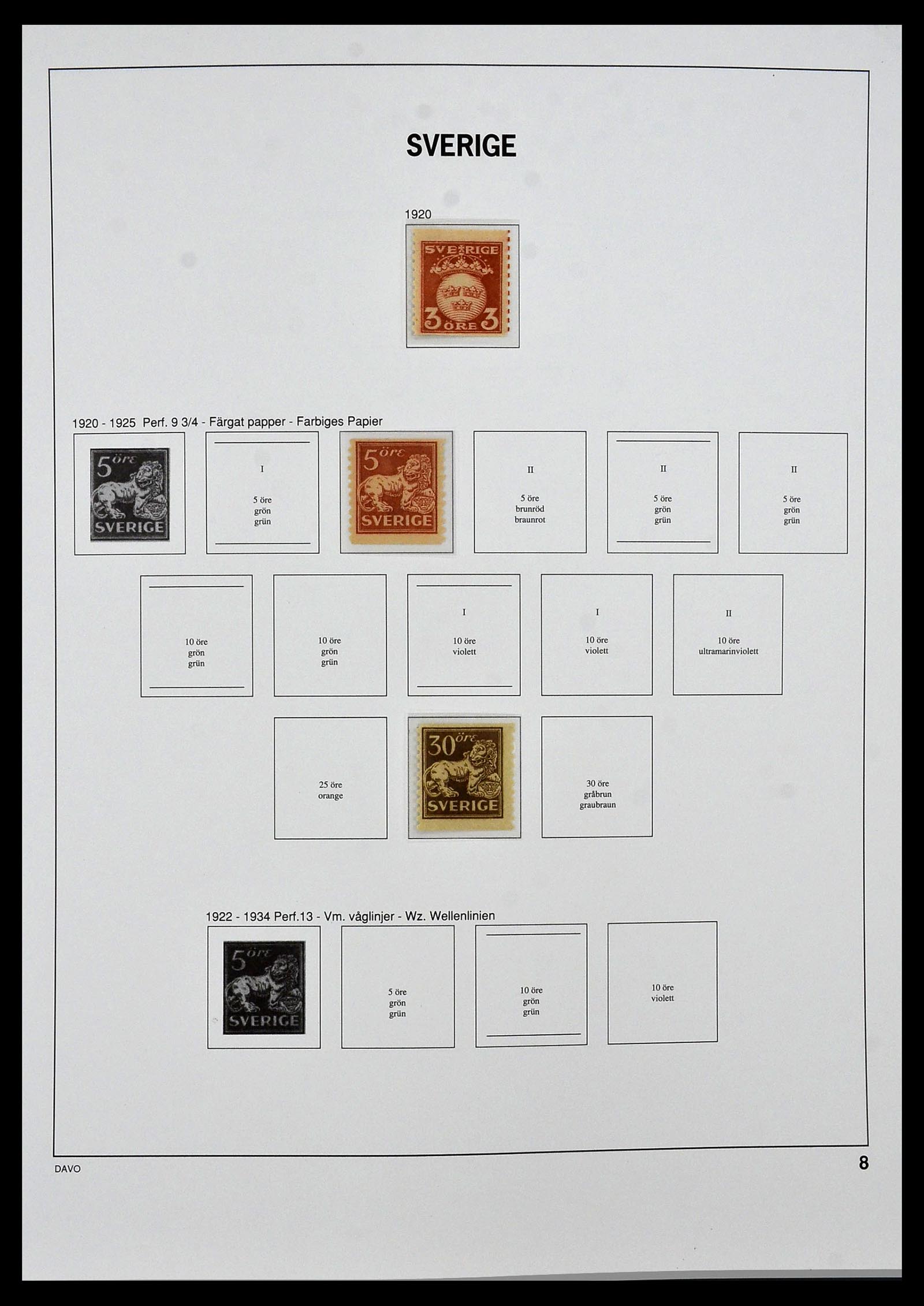 34292 005 - Stamp collection 34292 Sweden 1891-2015!