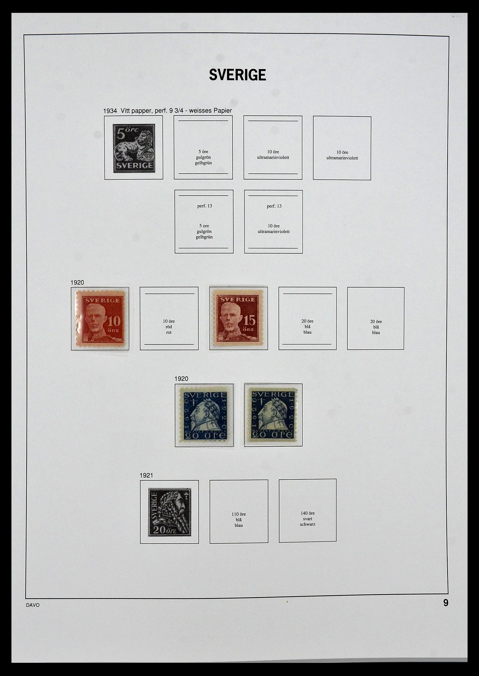 34292 006 - Postzegelverzameling 34292 Zweden 1891-2015!