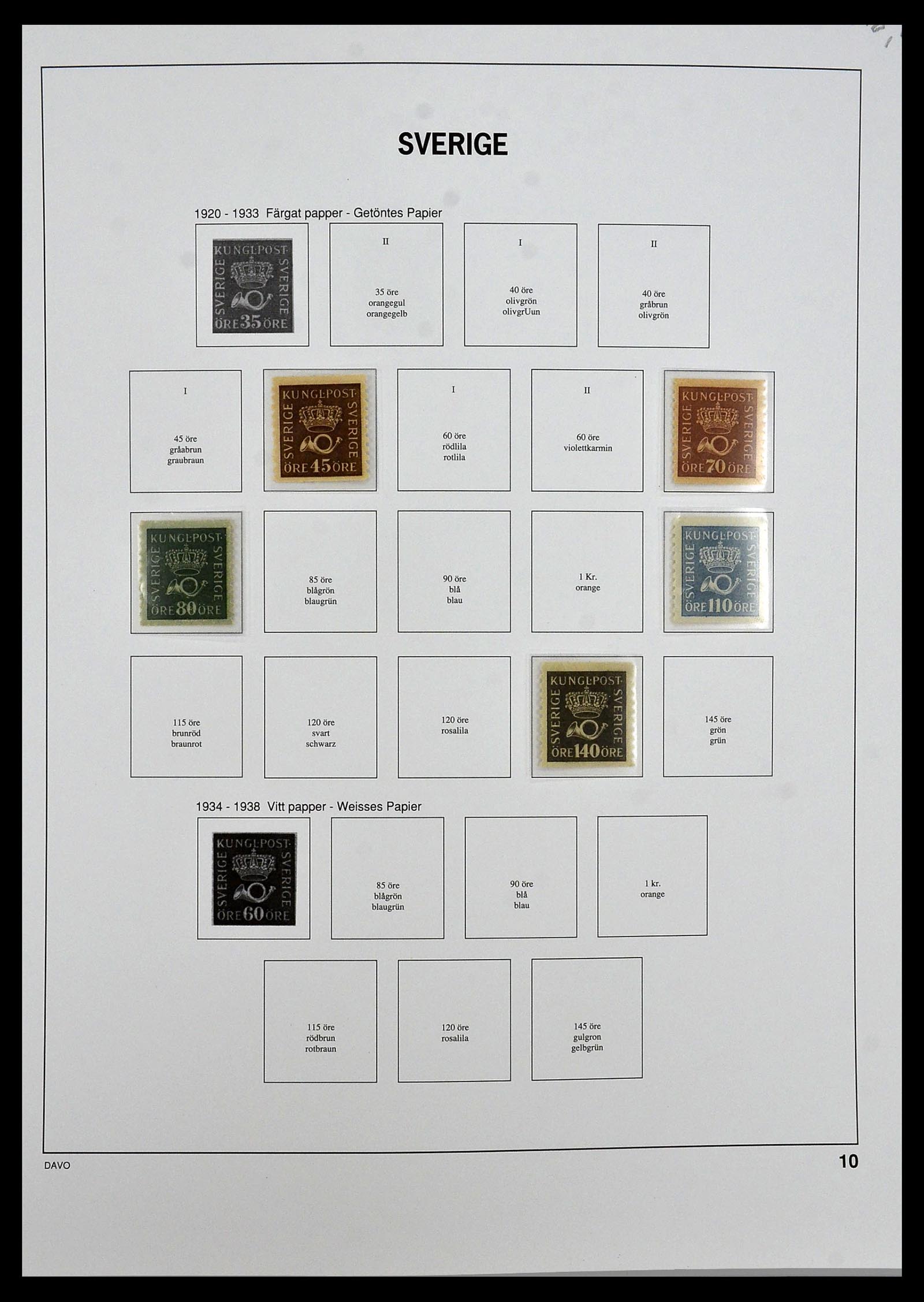 34292 007 - Postzegelverzameling 34292 Zweden 1891-2015!