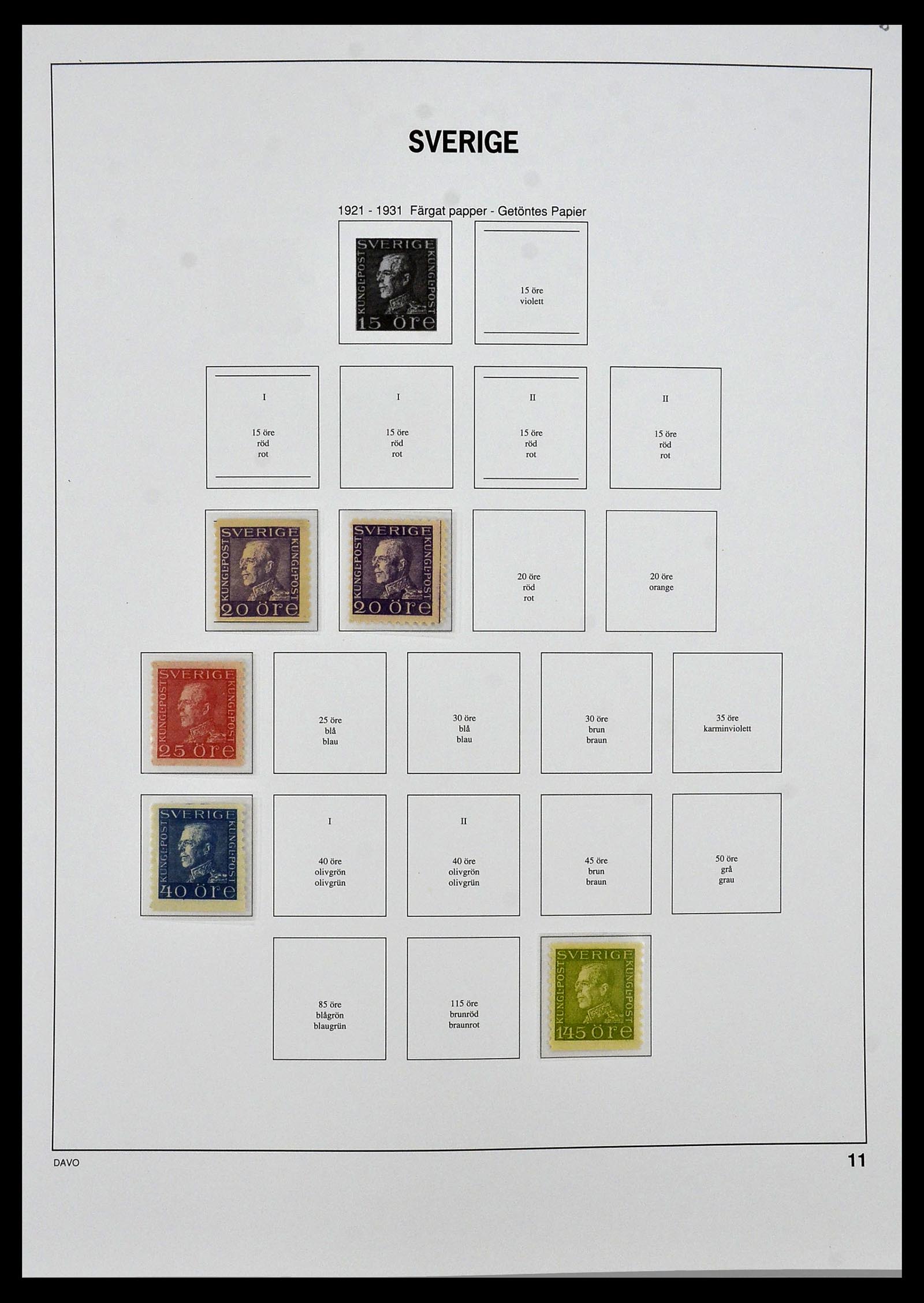 34292 008 - Postzegelverzameling 34292 Zweden 1891-2015!